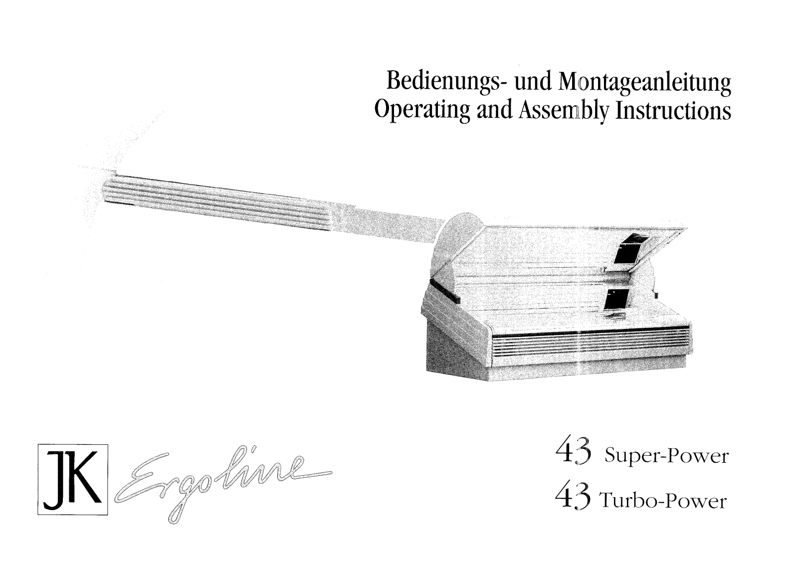 JK Ergoline 43 User Manual