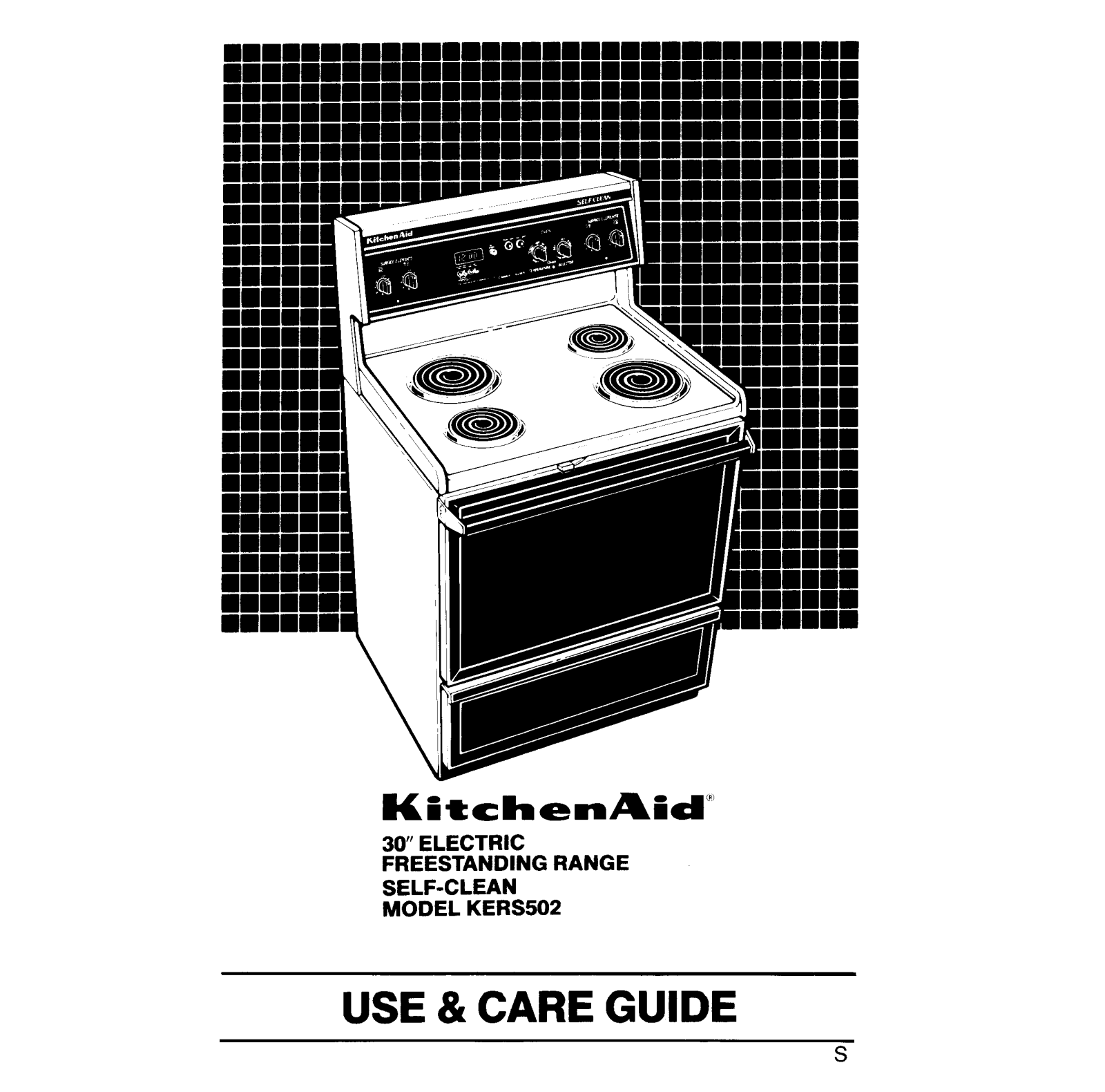 KitchenAid KERS502 User Manual