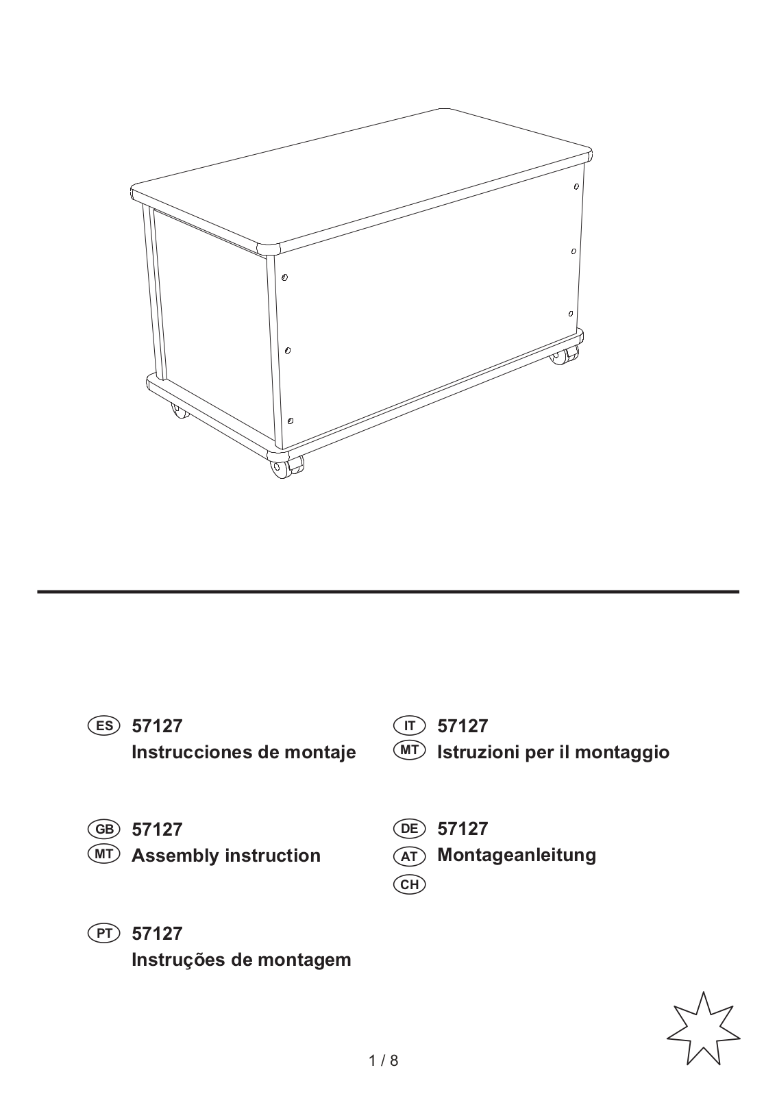 Livarno WOODEN CHEST User Manual