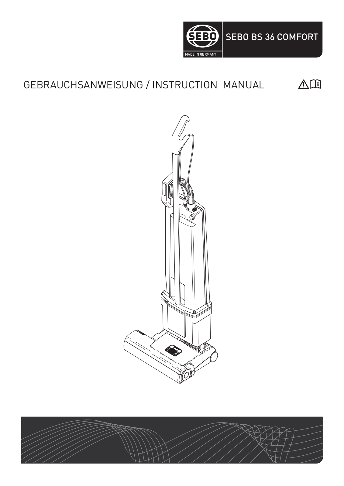 Sebo BS 36 COMFORT Instruction Manual