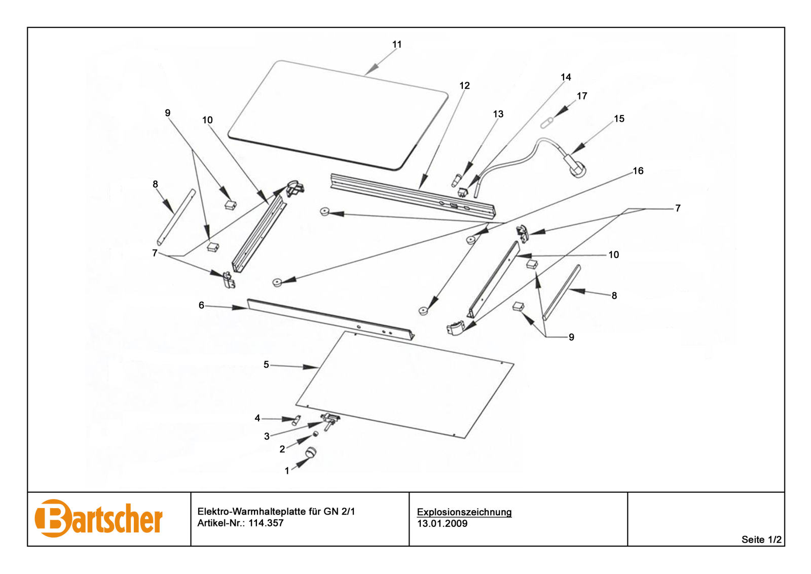 Bartscher 114357 User Manual