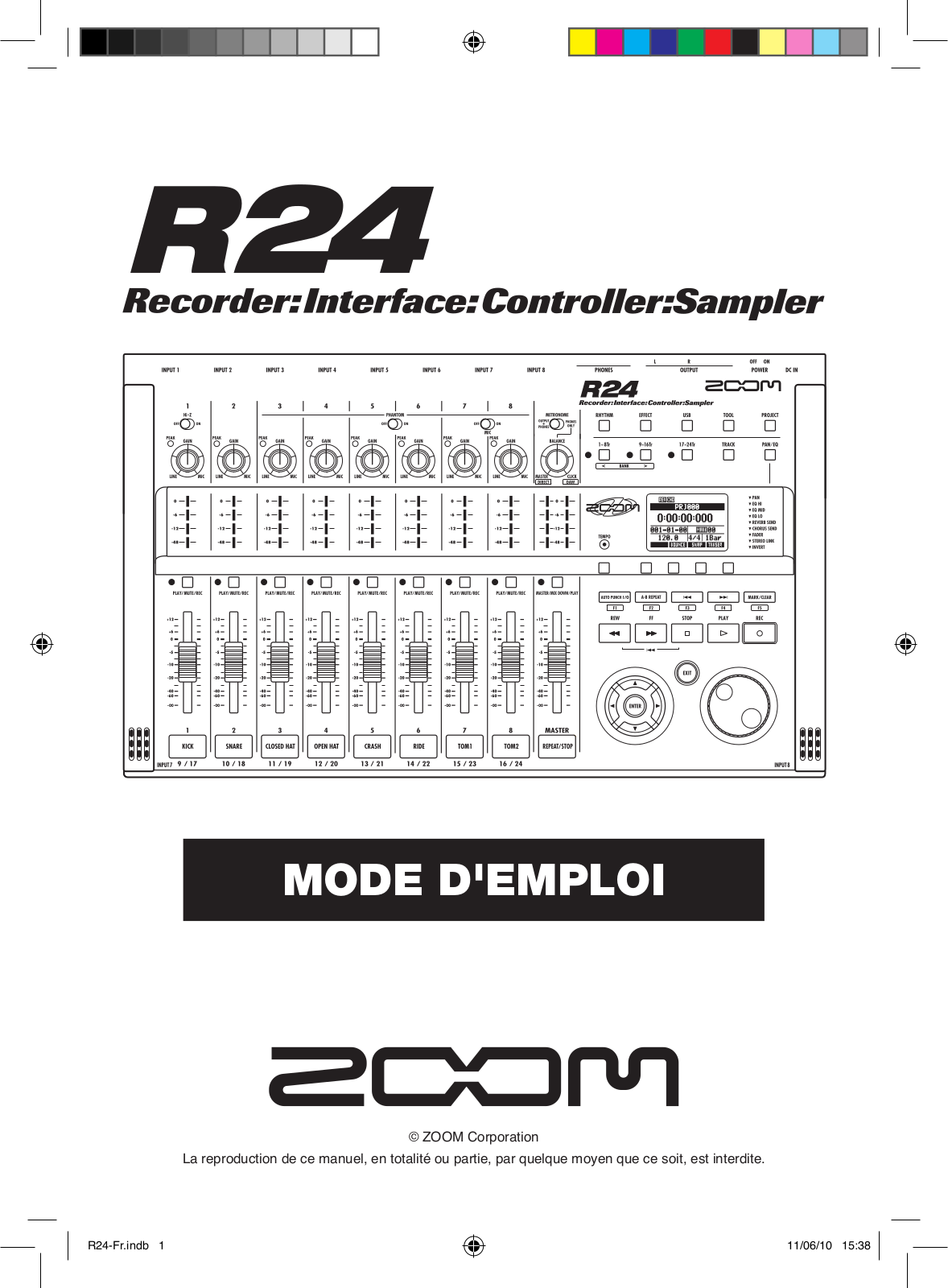 ZOOM R24 User Manual