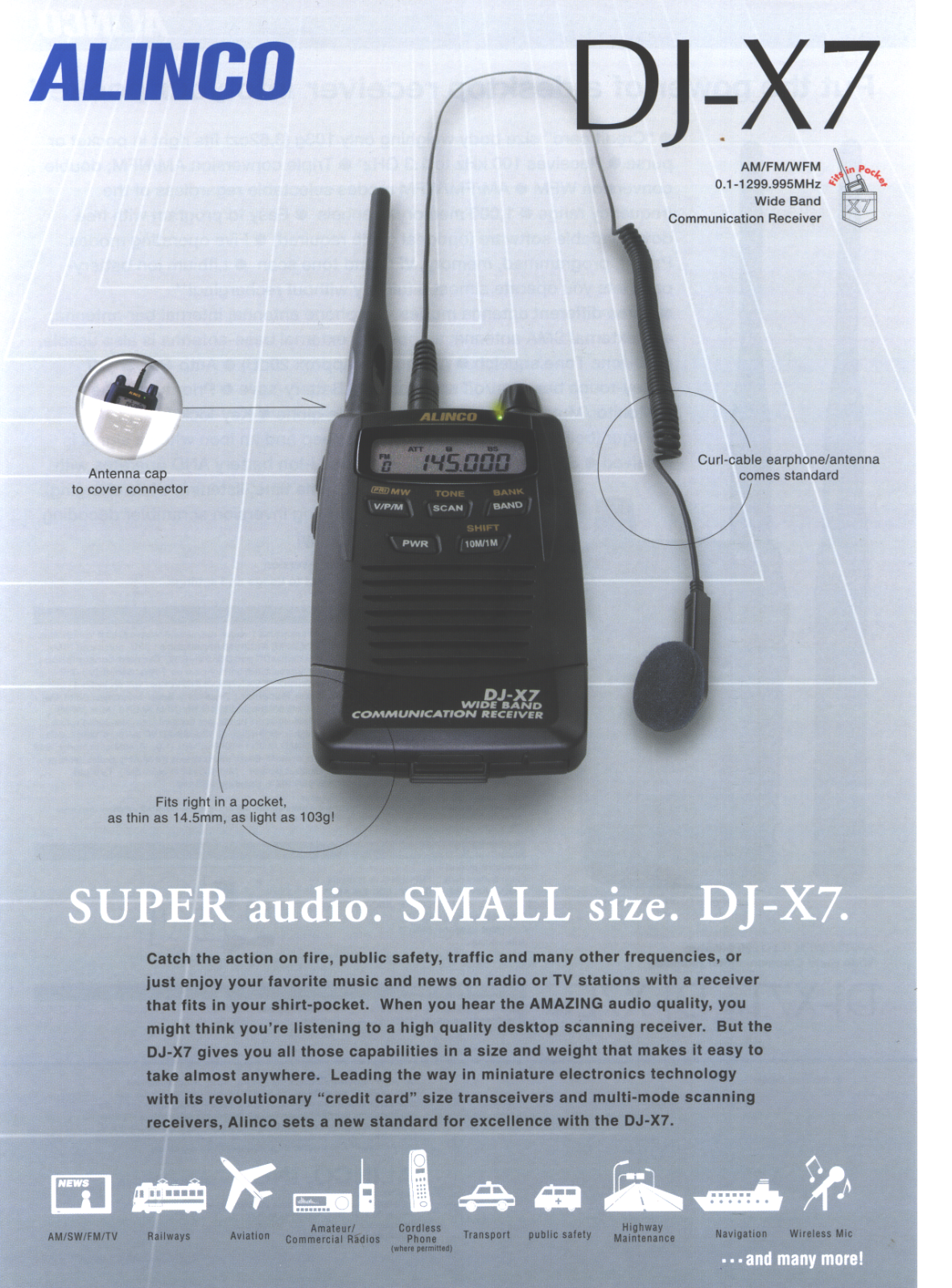 Alinco DJ-X7 User Guide