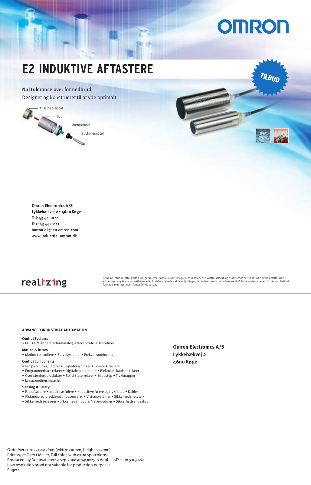 Omron E2 DATASHEET