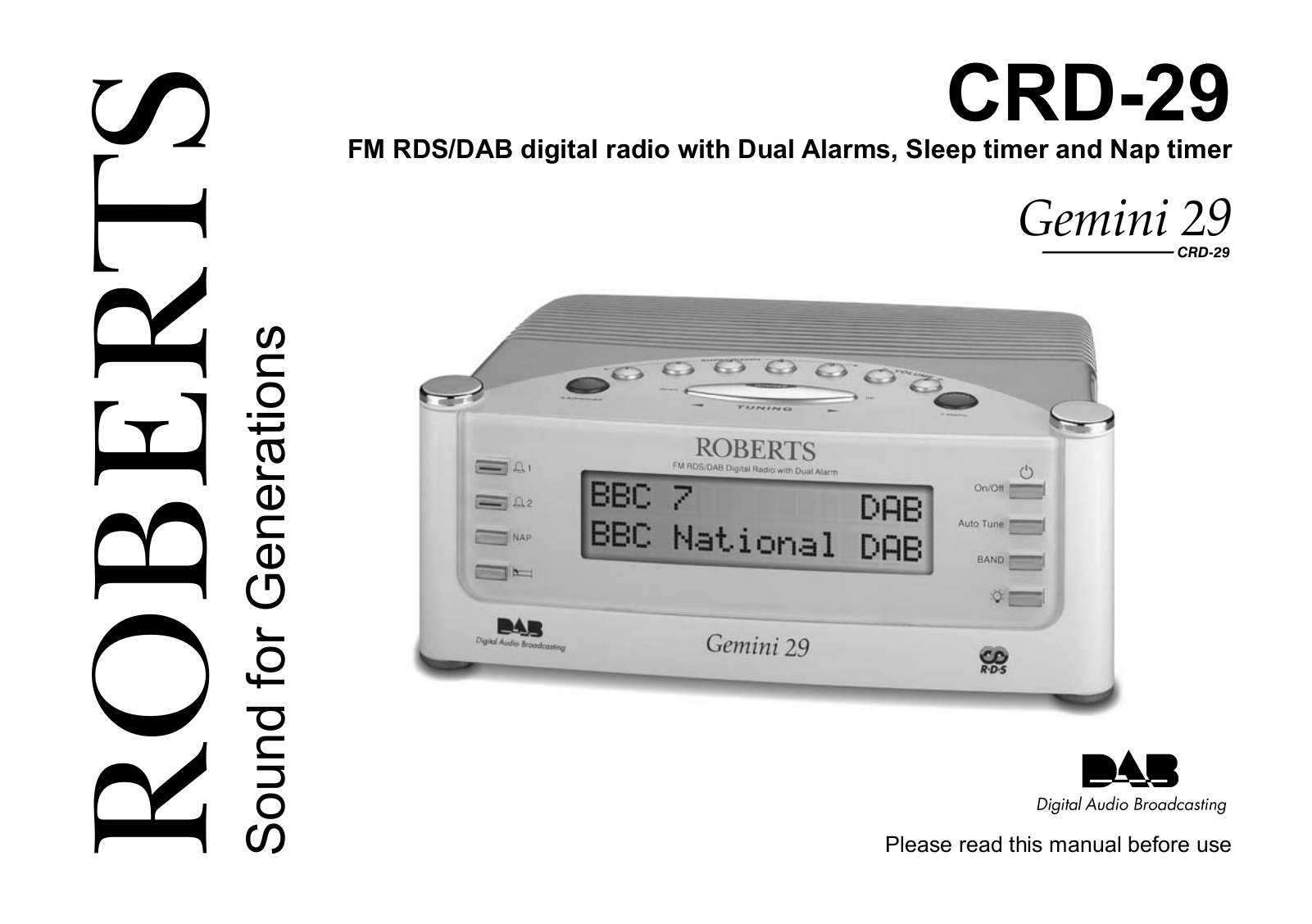 Roberts Radio CRD-29 User Manual