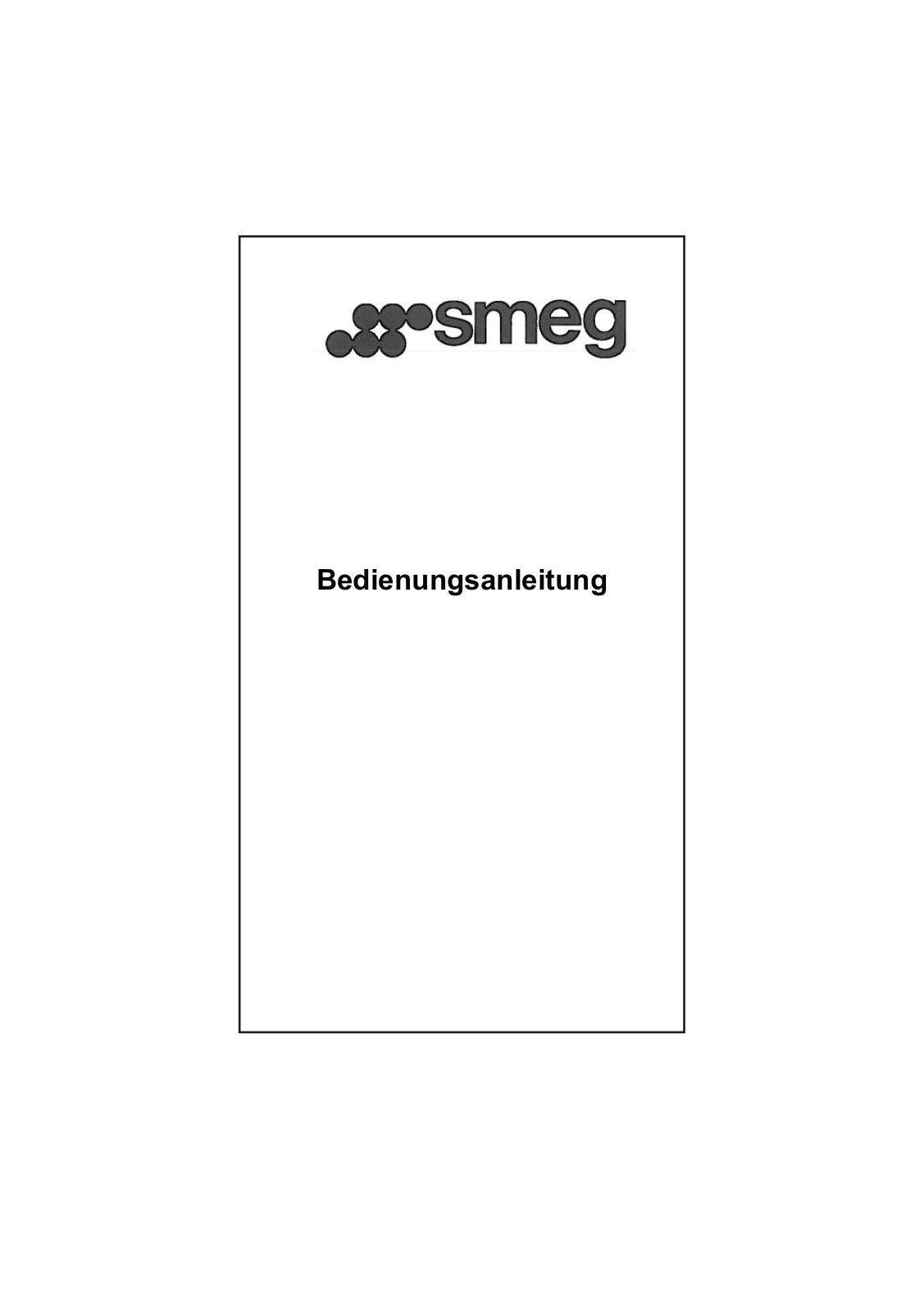 Smeg KC19POE User Manual