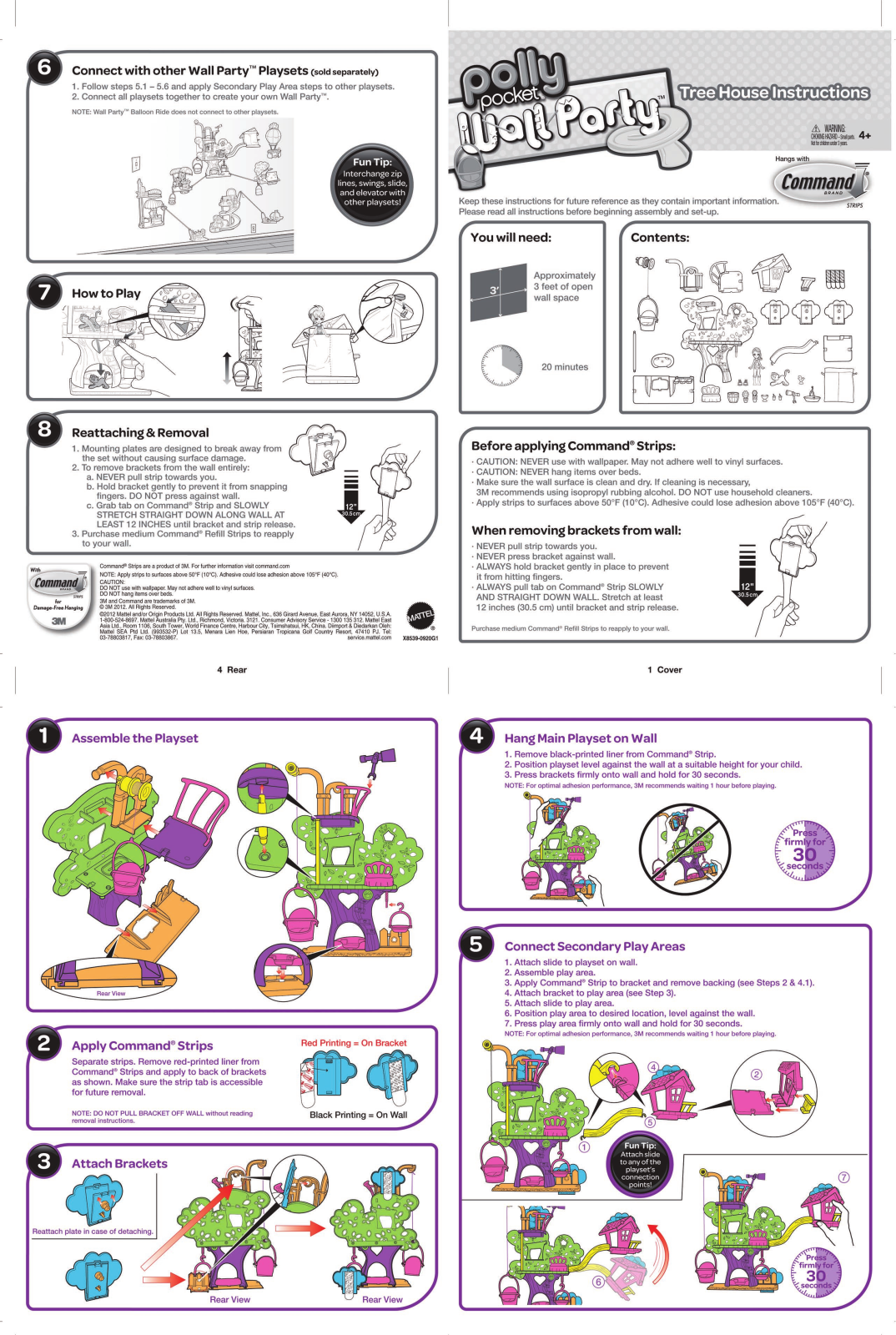 Fisher-Price X8539 Instruction Sheet