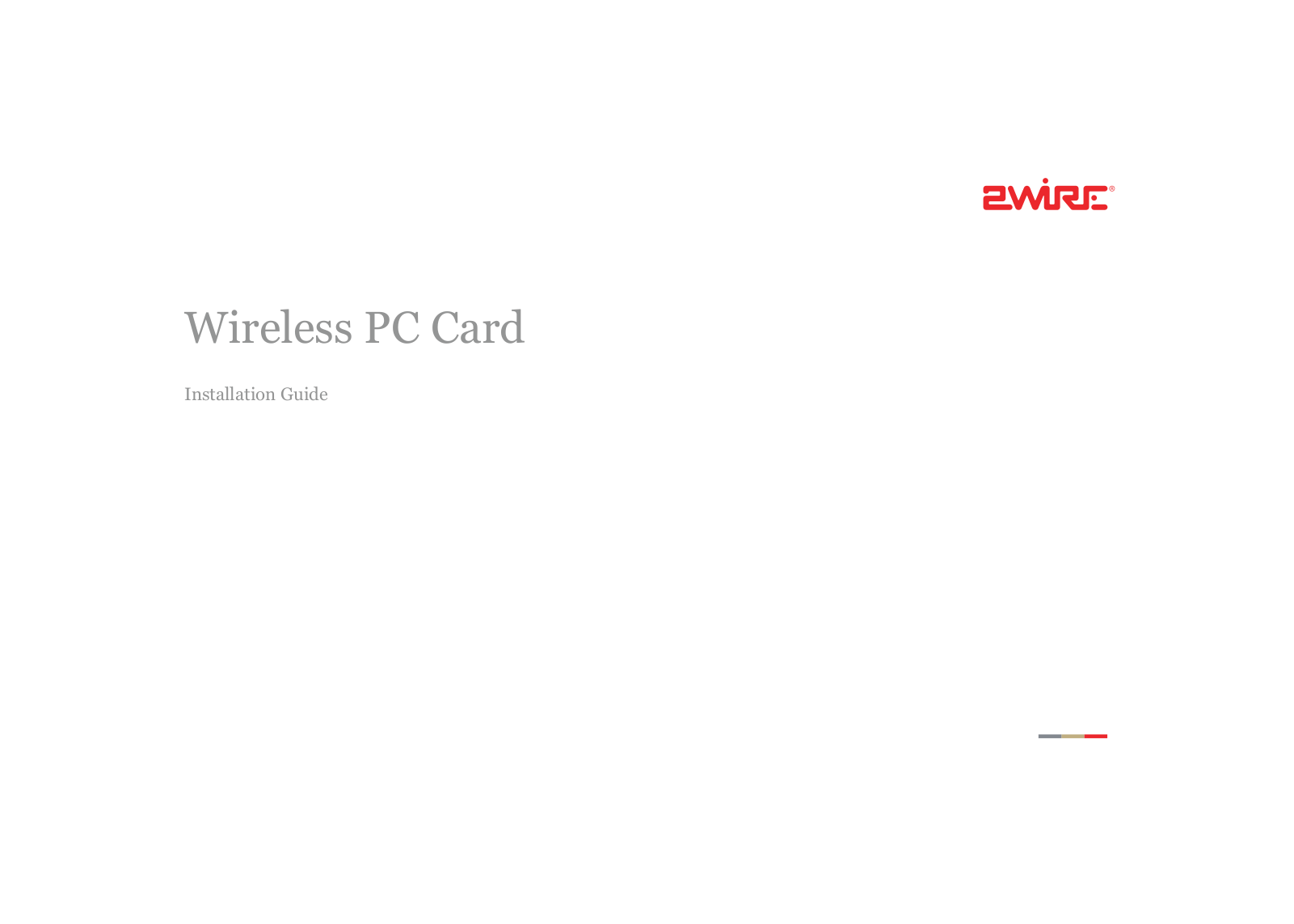 2Wire 802.11B Installation Guide