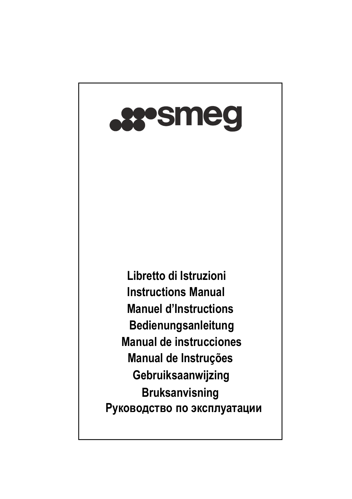 Smeg KC19P-2 User Manual