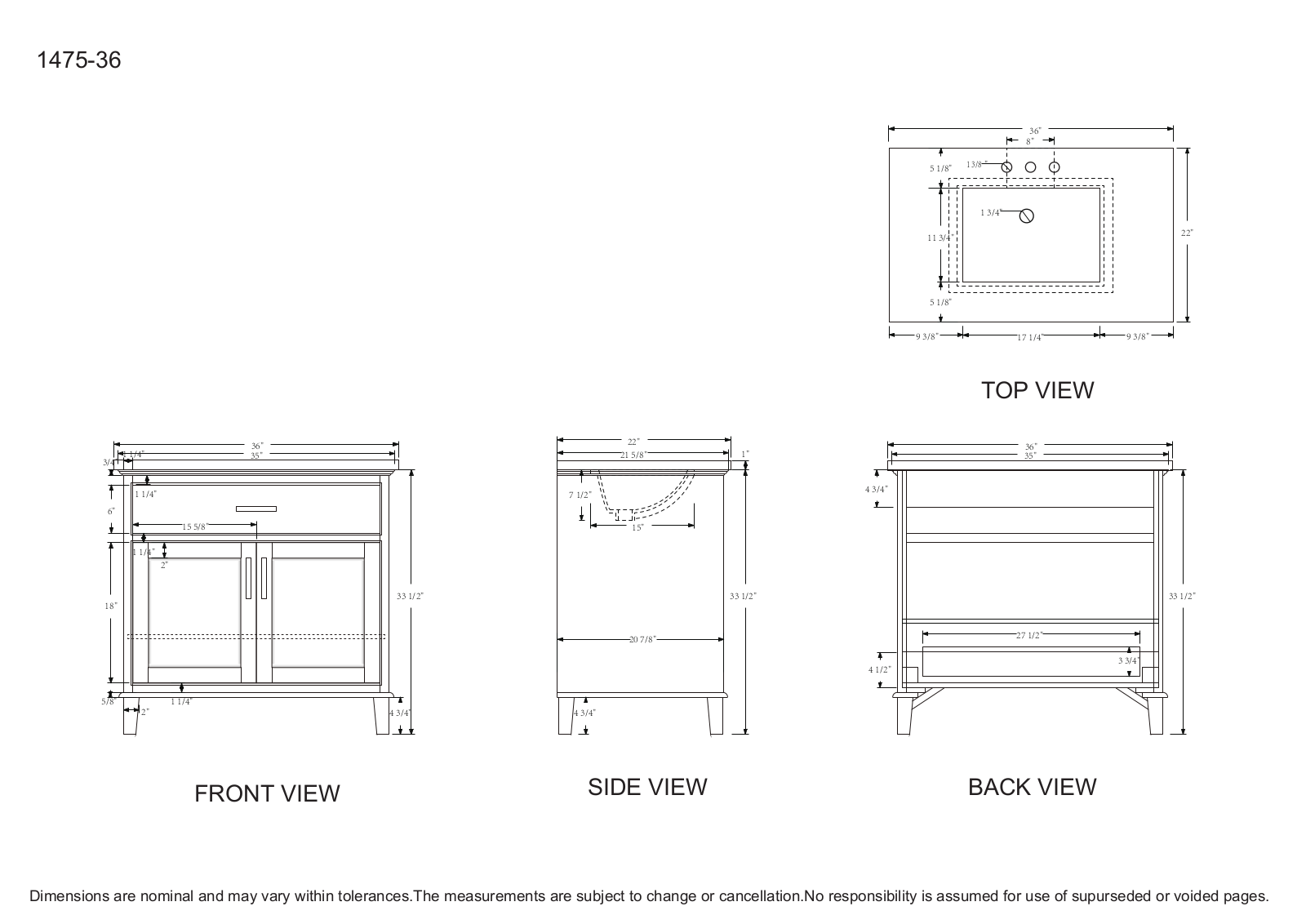 Stufurhome HD1475G36CR User Manual