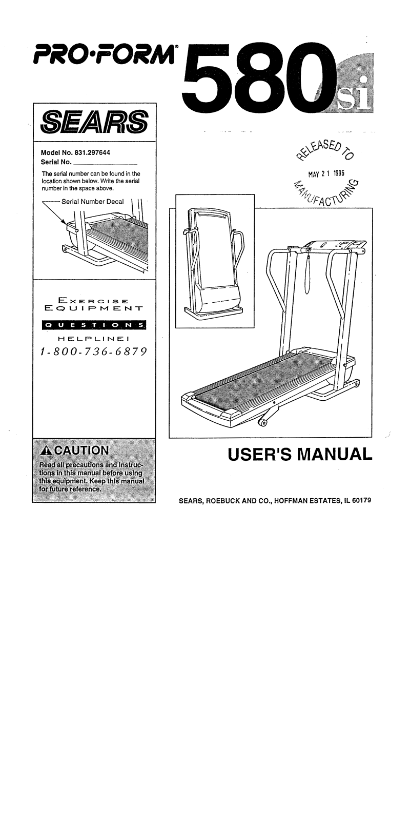 ProForm 297644 User Manual