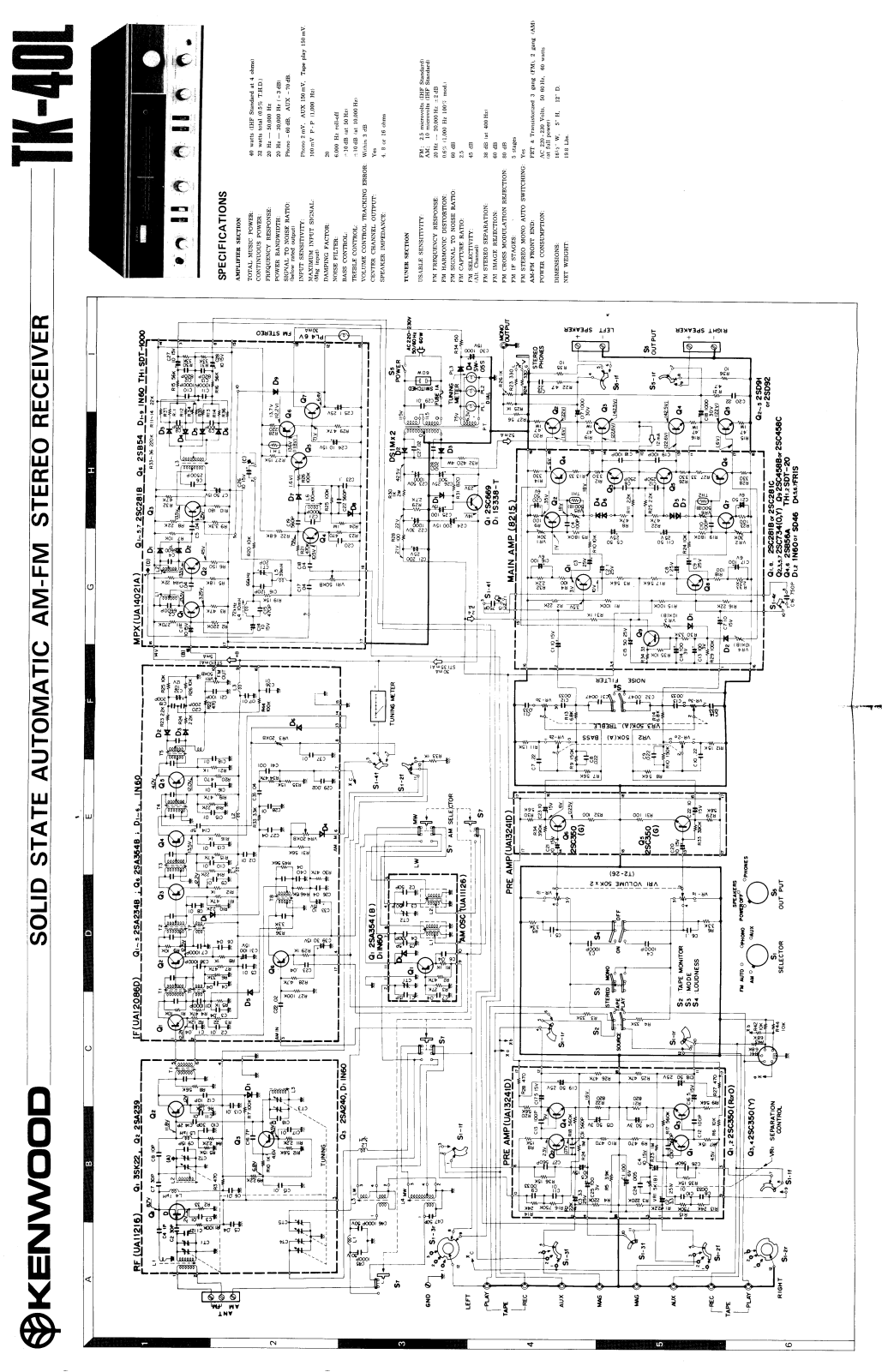 Kenwood TK-04-L Schematic