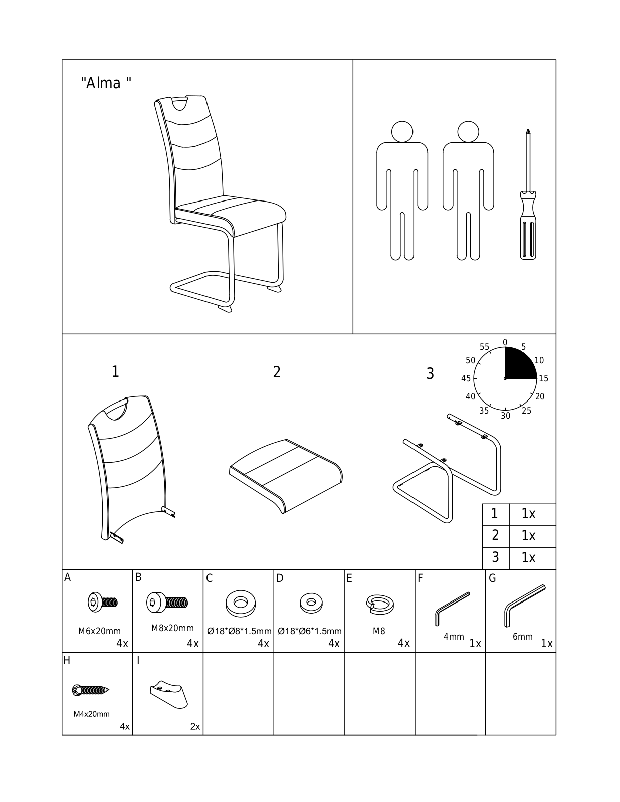 HELA Alma Assembly instructions