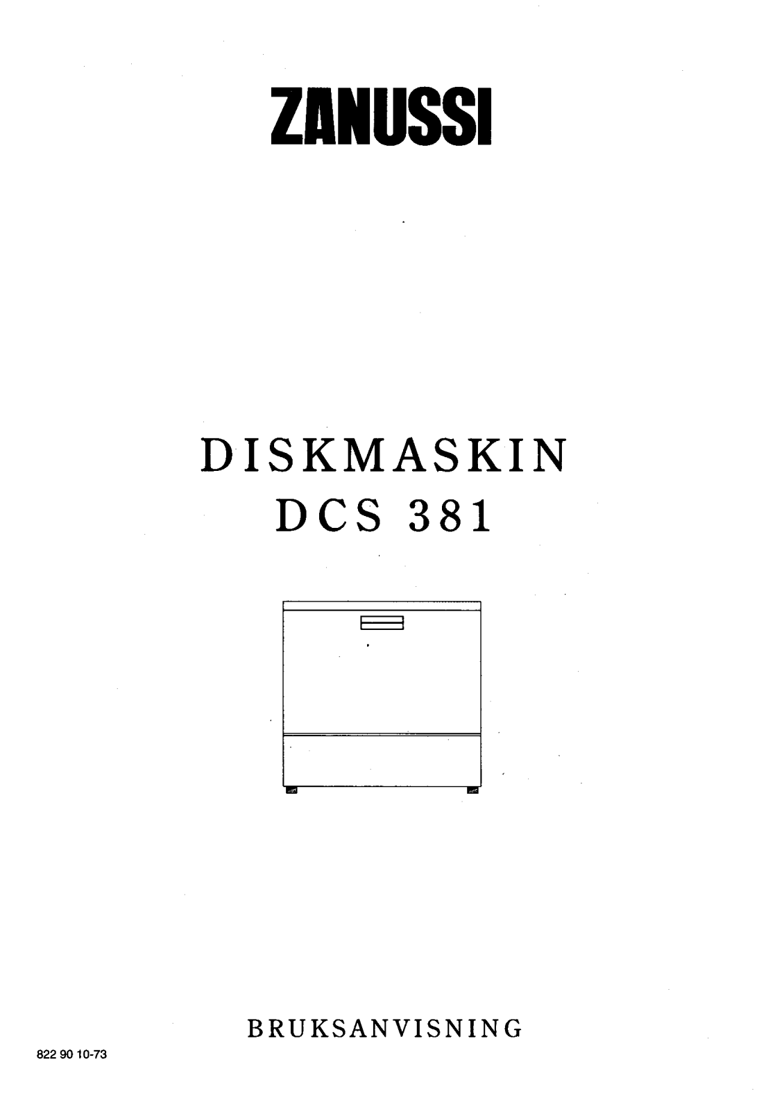 Zanussi DCS381Y User Manual