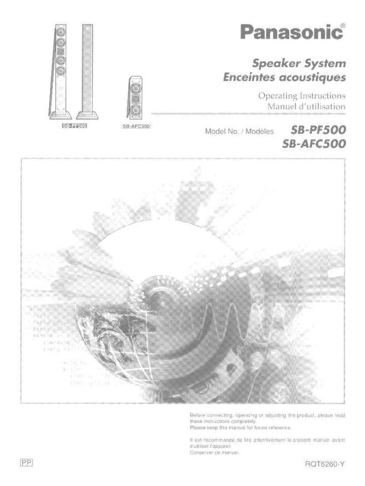 Panasonic SB-PF500K User Manual