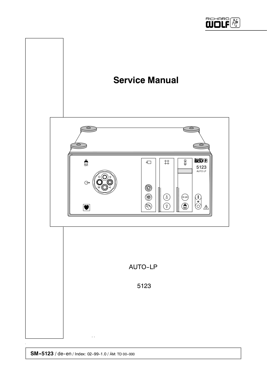 Wolf Auto-LP 5123 Service manual