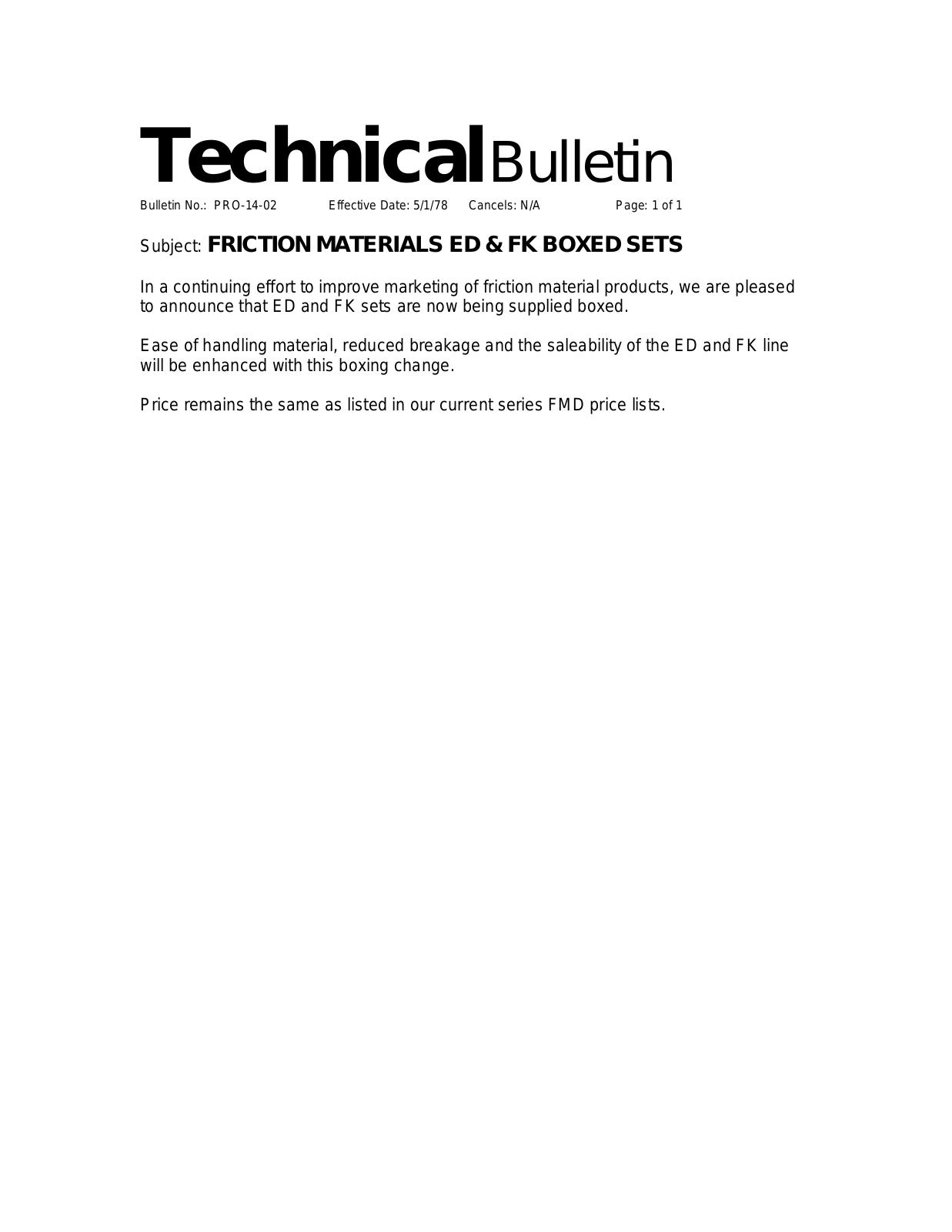 BENDIX TCH-014-002 User Manual