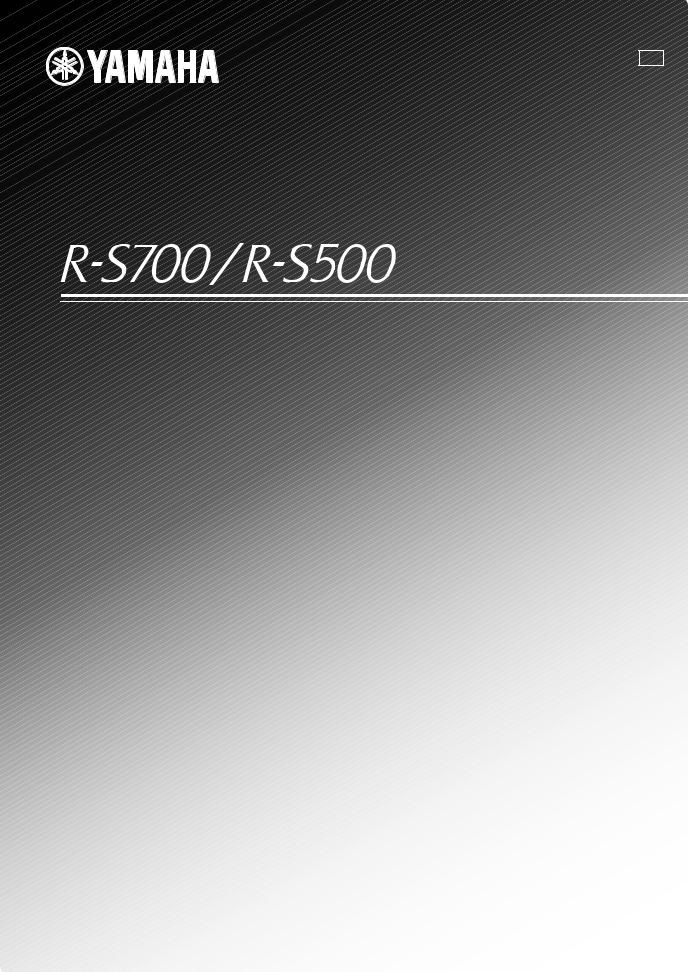Yamaha R-S700BL, R-S500BL User Manual