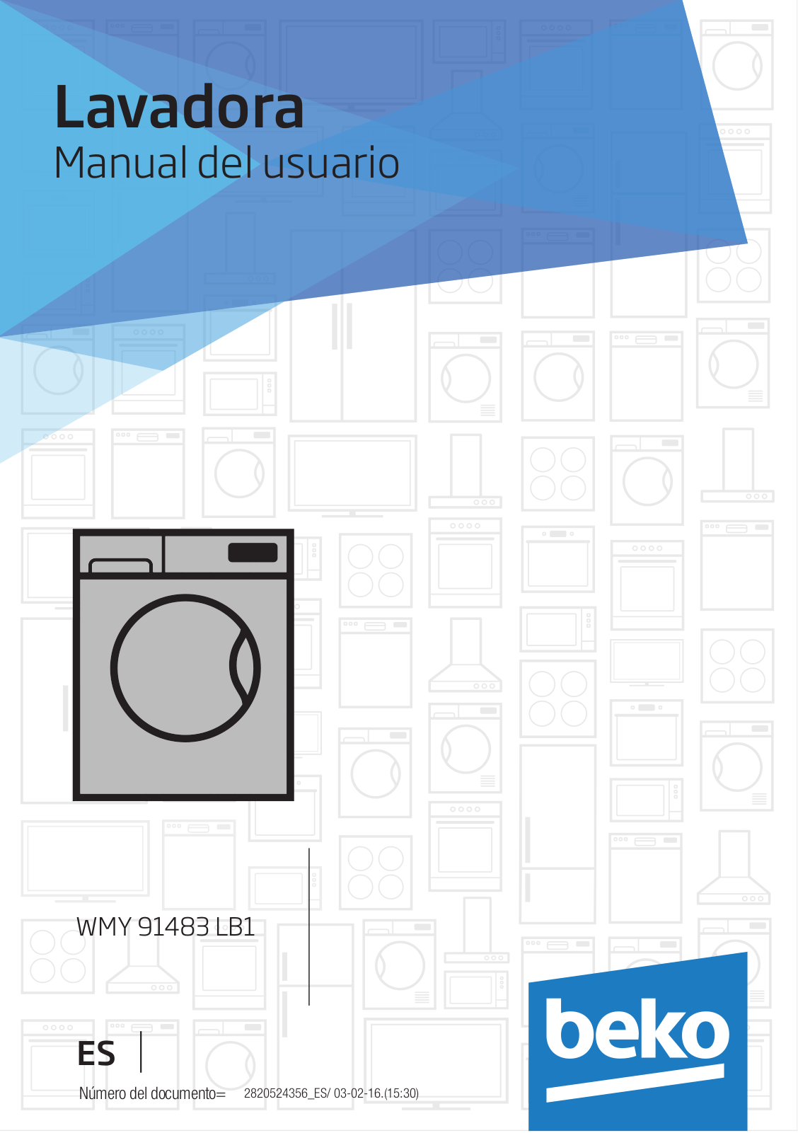 Beko WMY 91483 LB1 User manual