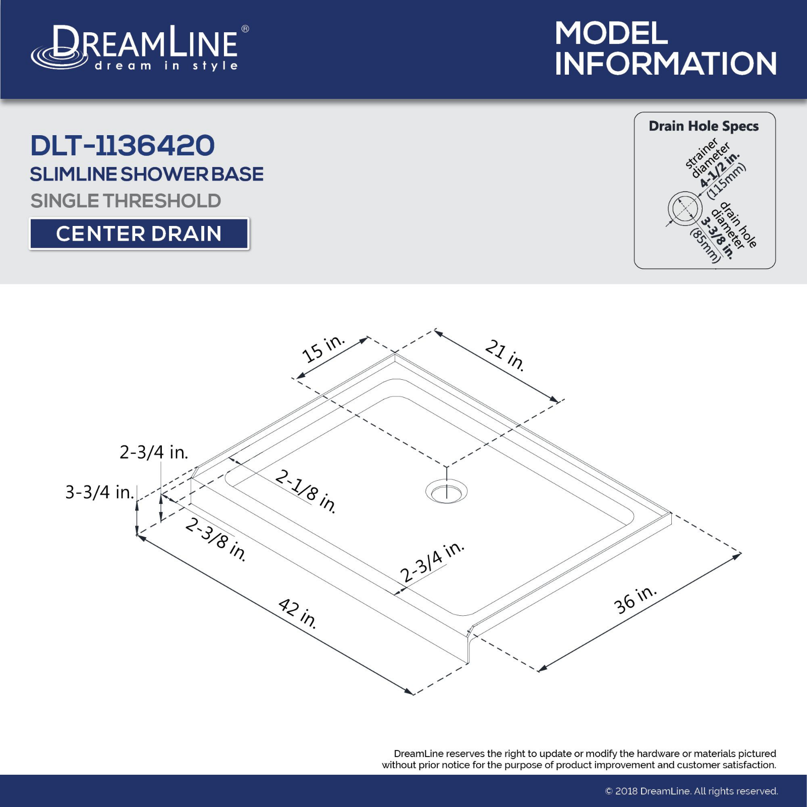 DreamLine DLN10031 Specifications - ManualMachine.com
