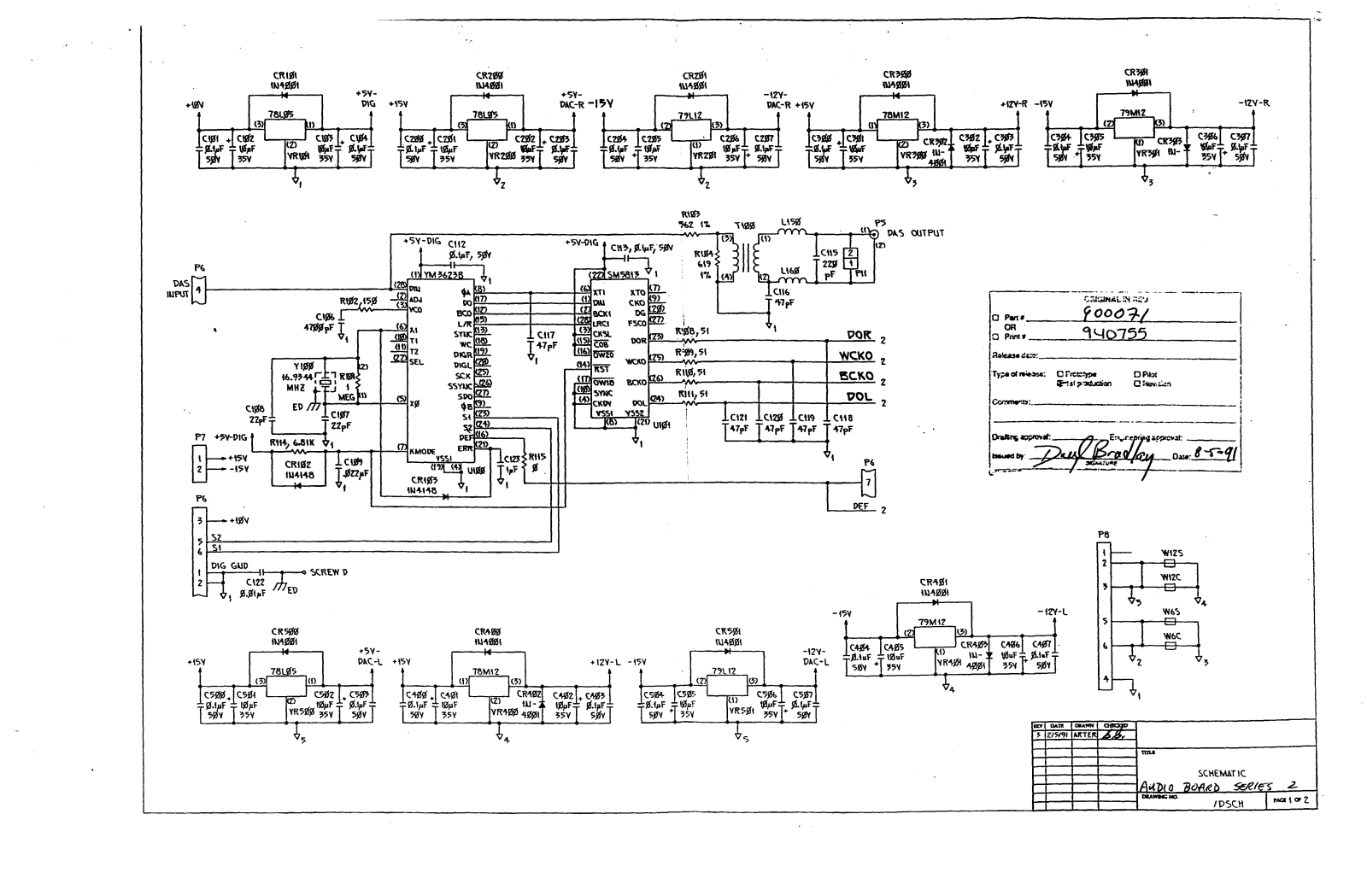 Proceed PCD, PCD-2 Schematic