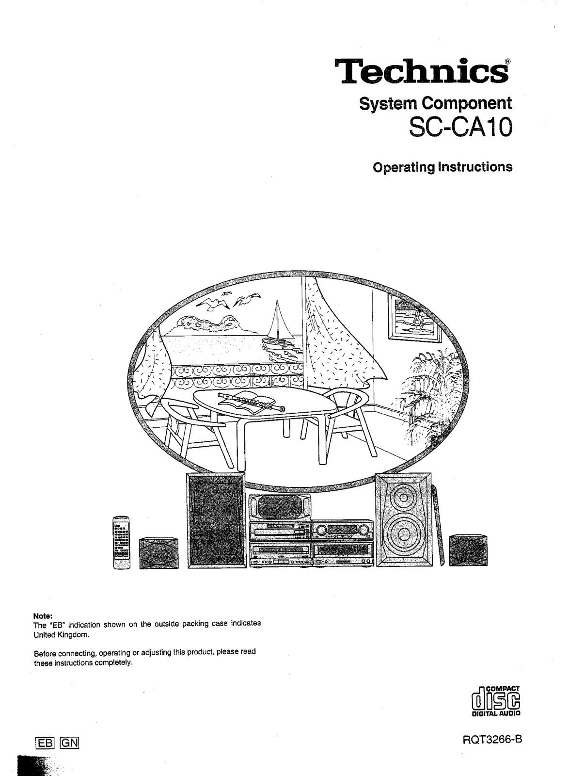 Technics SC-CA10 Operating Instruction
