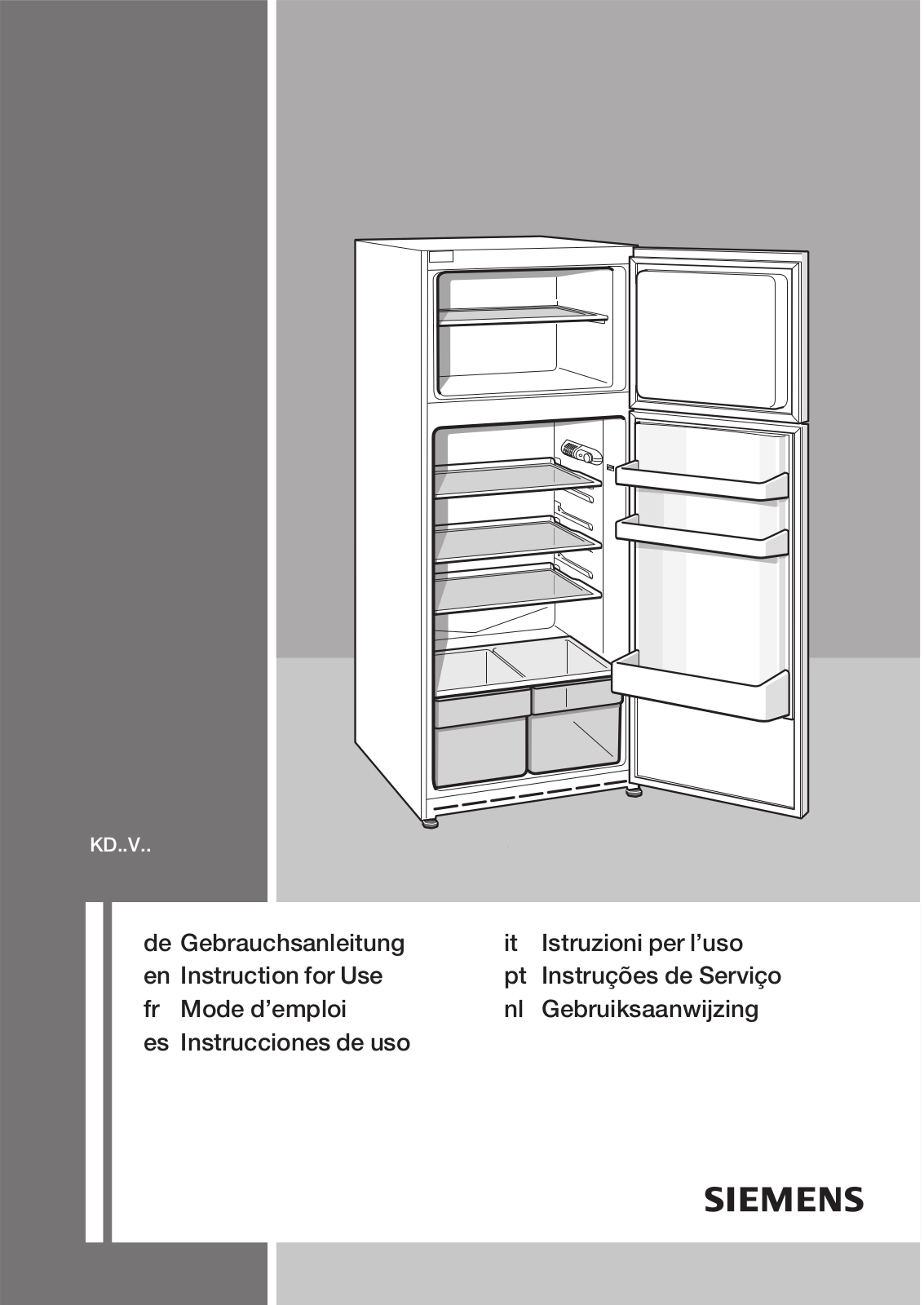 SIEMENS KD33VV10FF User Manual