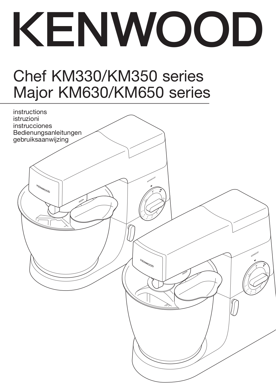 KENWOOD KM336, KM636 User Manual