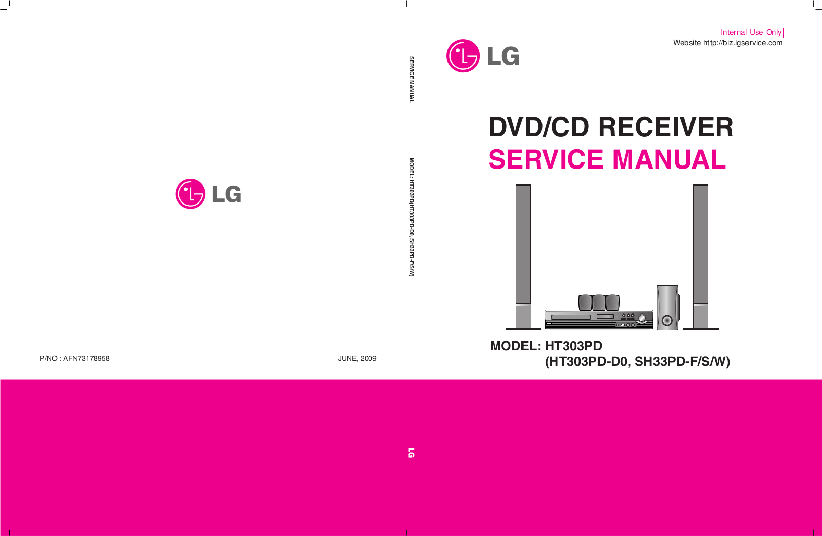 lg HT303PD-D0, SH33PD-F, SH33PD-S, SH33PD-W Service Manual