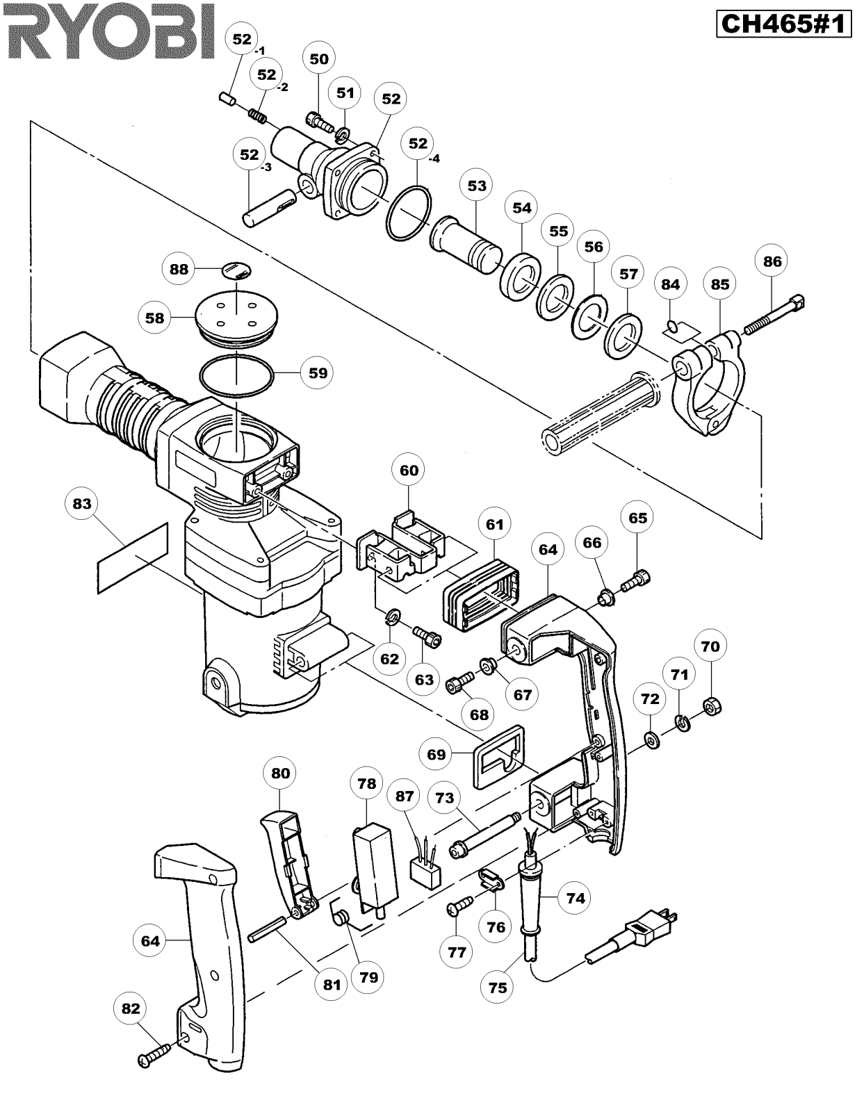 Ryobi CH465-1 User Manual