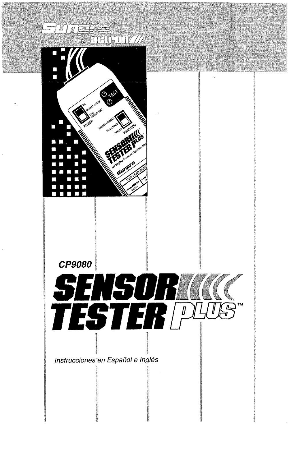 actron CP9080 Instructions Manual