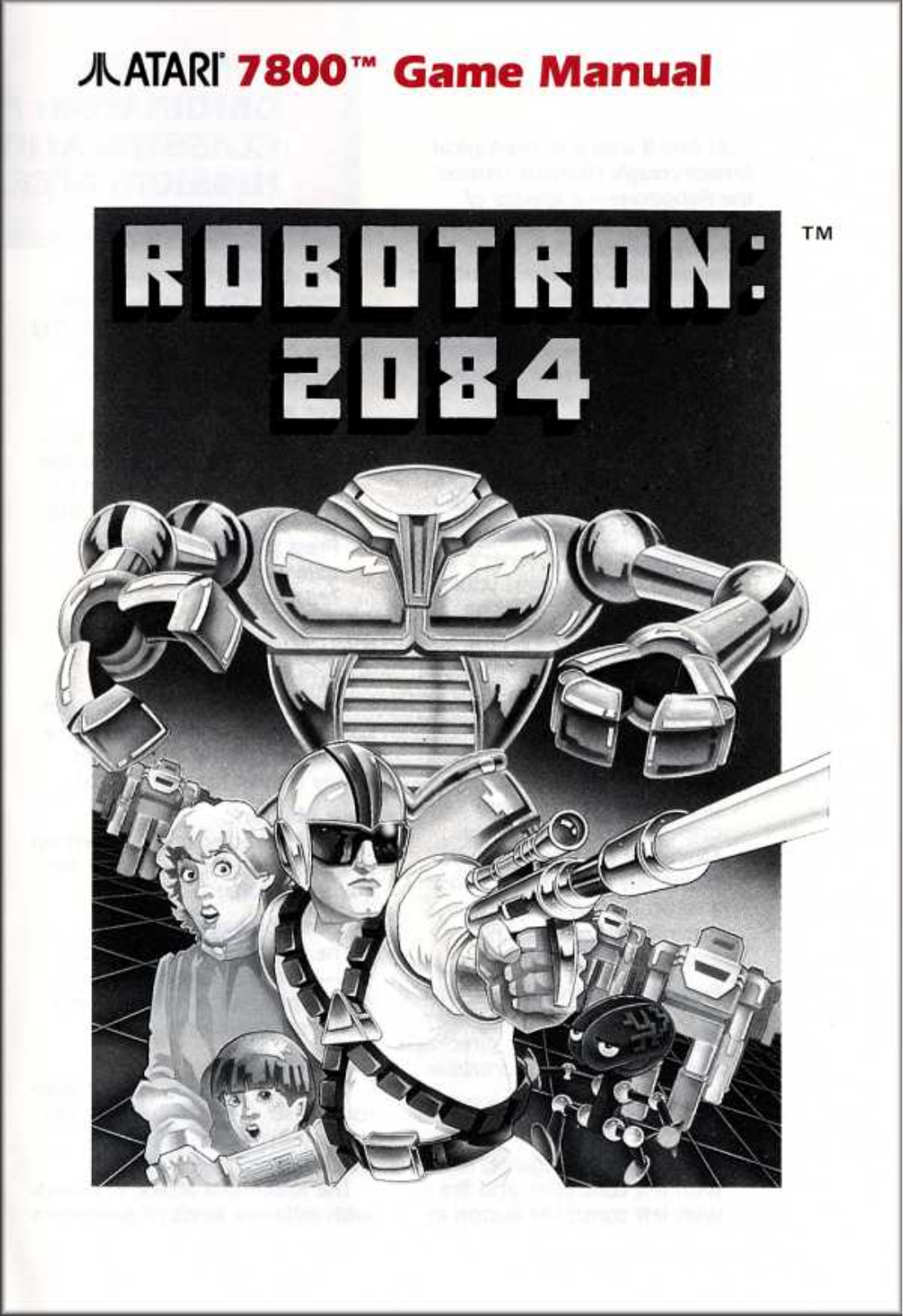 Atari Robotron - 2084 (1987) User guide