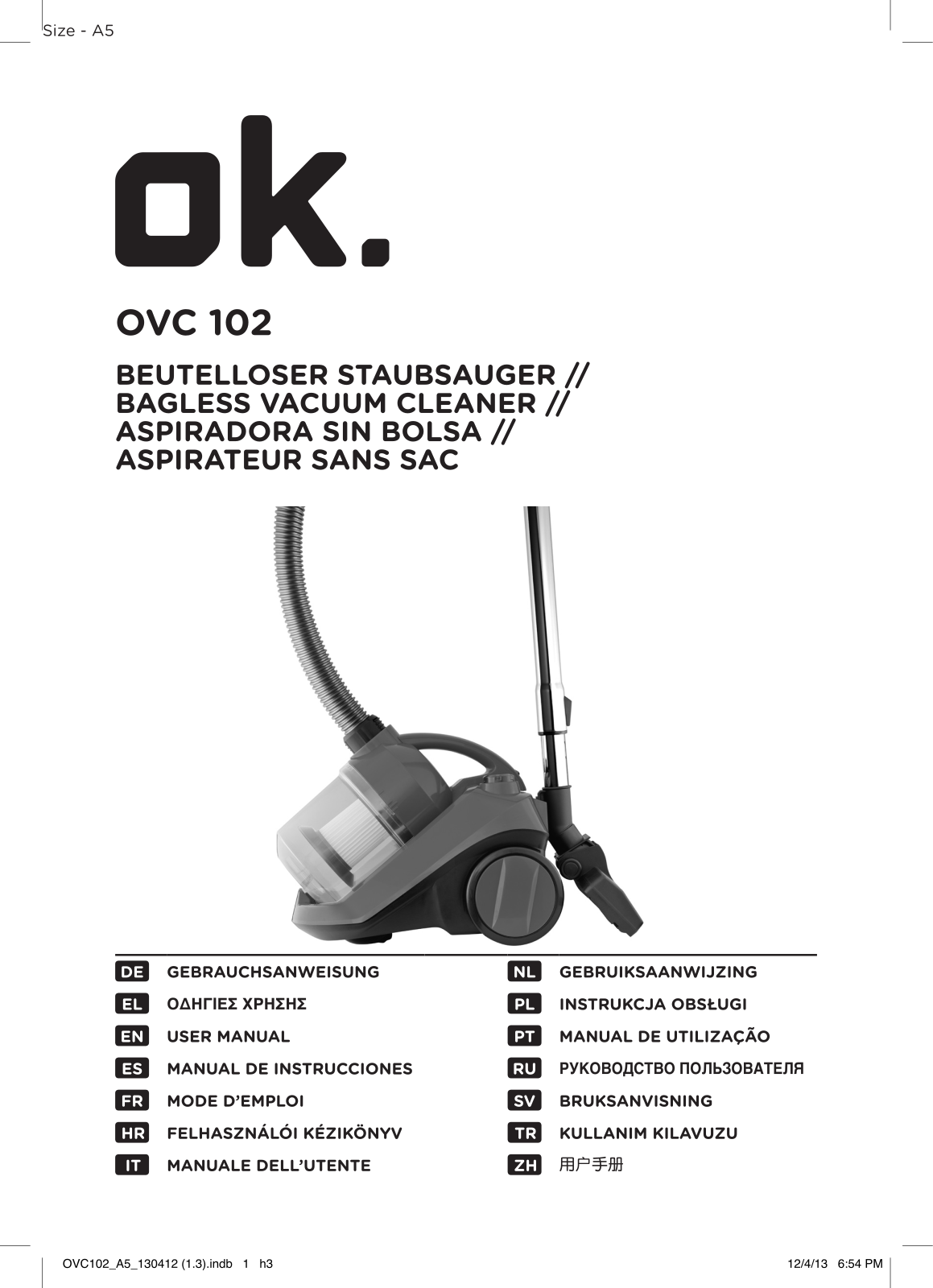 OK OVC 102 User Manual