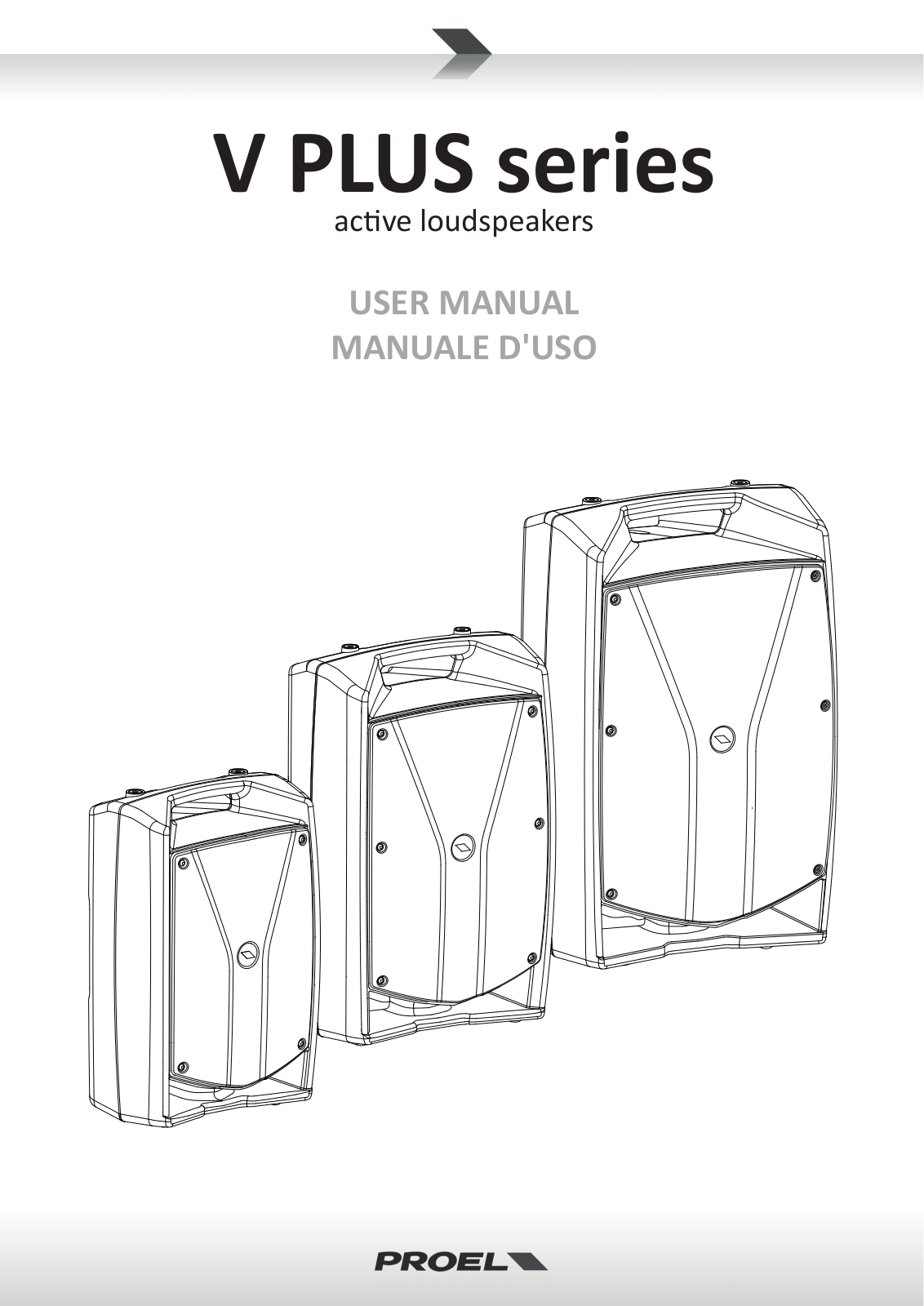 Proel V10PLUS, V12PLUS, V15PLUS USER’S MANUAL