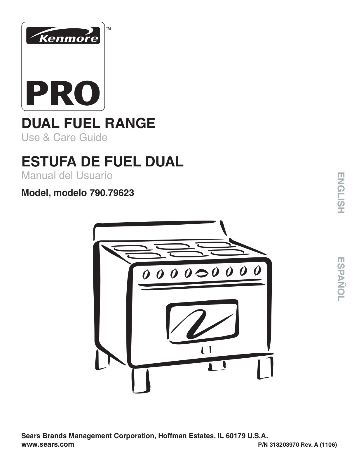 Kenmore Pro 79079623701 Owner’s Manual