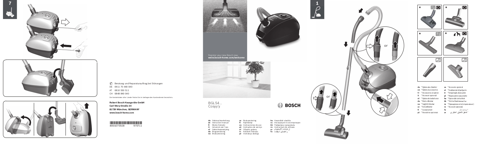 Bosch BGLS42009 User Manual