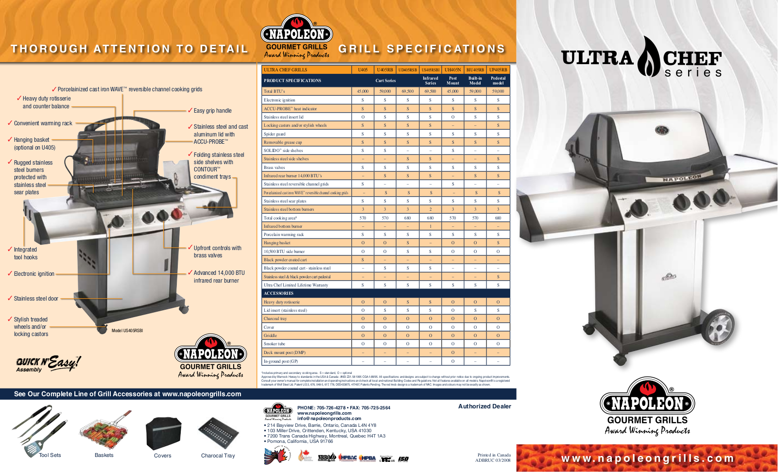 Napoleon Grills TS448 User Manual