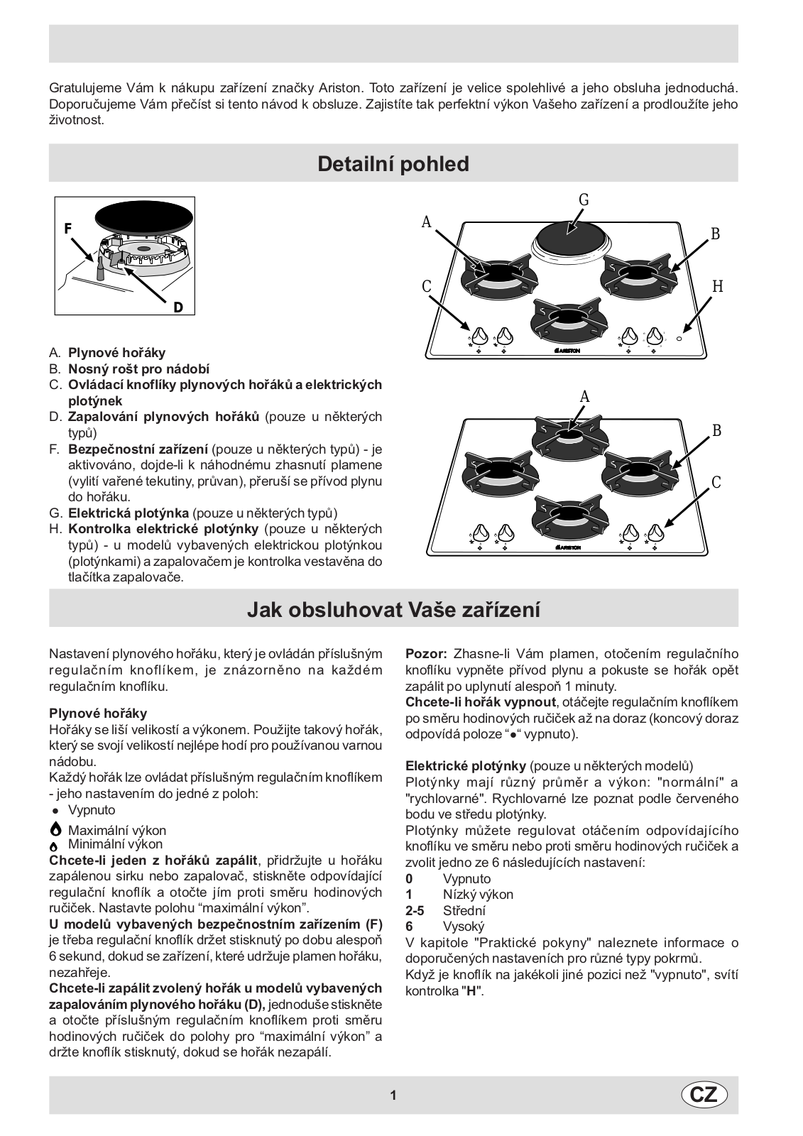 Hotpoint-Ariston TD 640 E WH, TD640ESICE, TD 640 ES MR User Manual