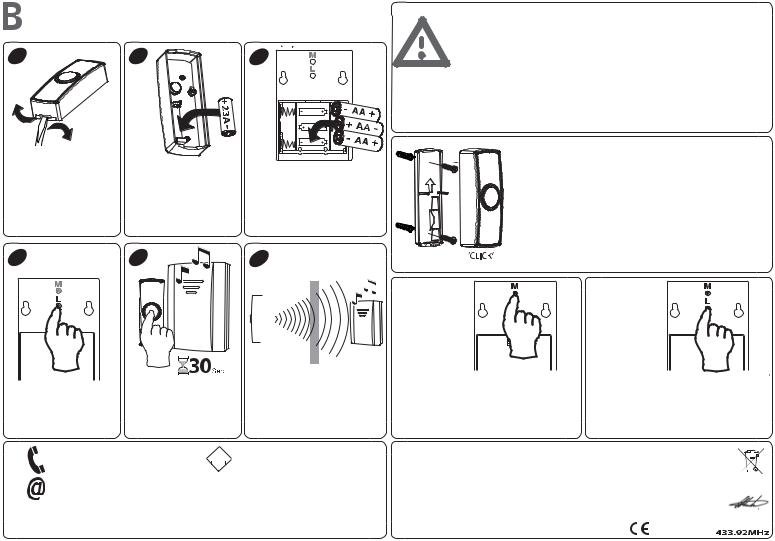 Byron B304 Installation and Operation Instruction