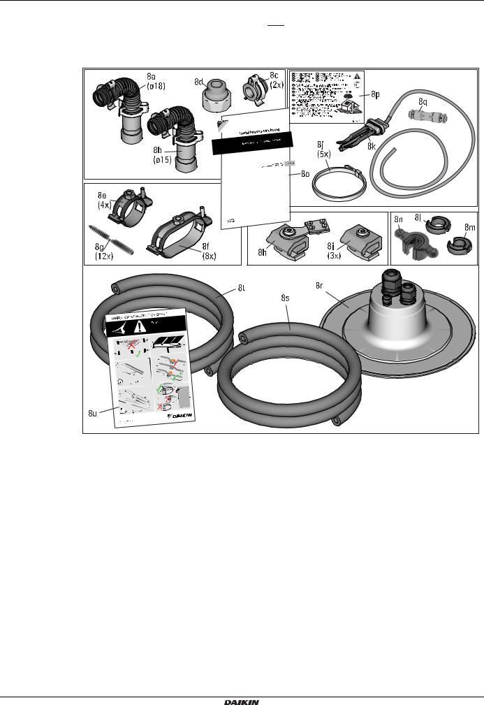 Daikin EKSV21P, EKSV26P Installation manuals