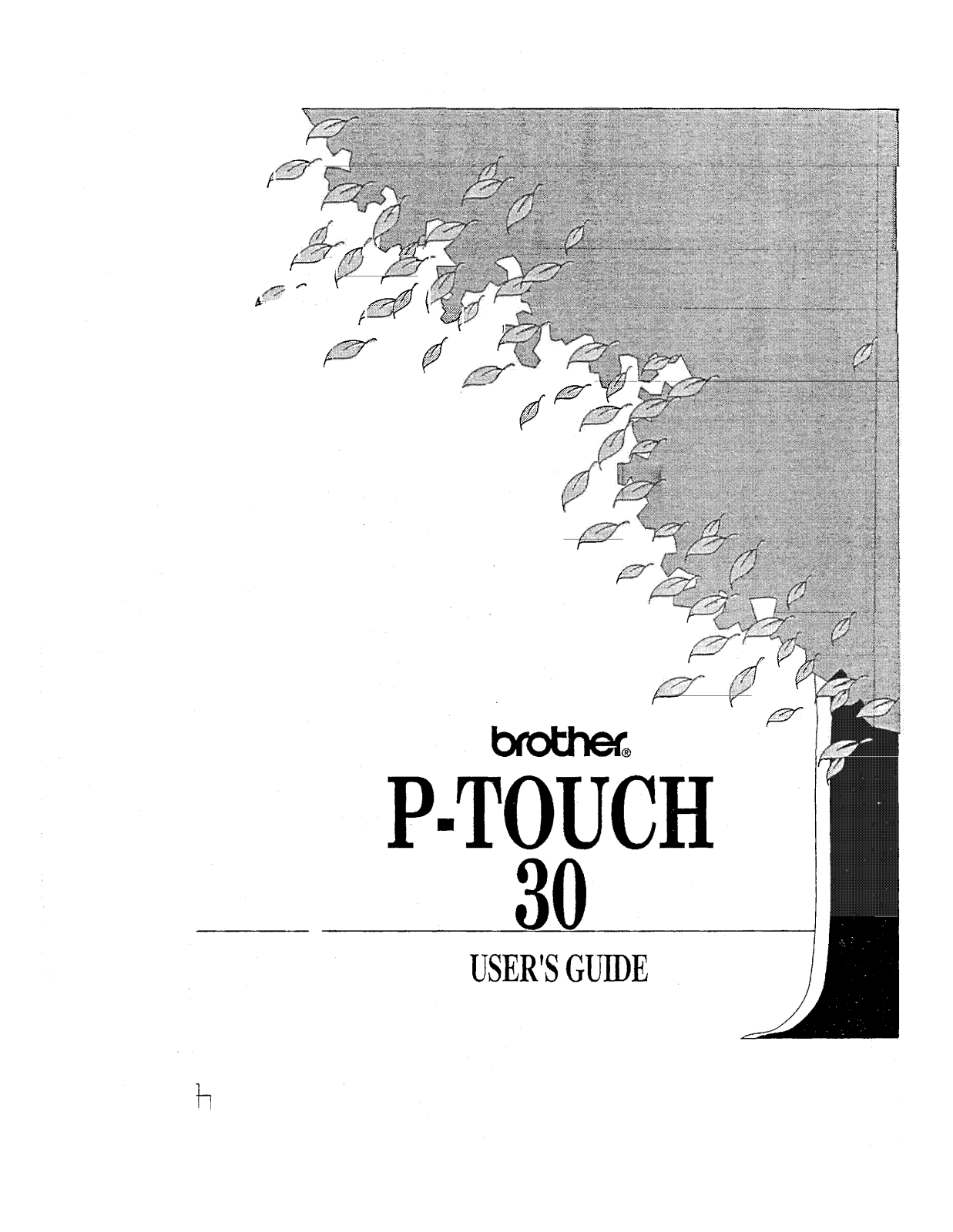 Brother PT-30 User Manual