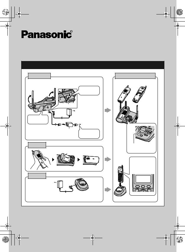 Panasonic KX-TG5634, KX-TG5651, KX-TG5633, KX-TG5652, KX-TG5631 Quick guide