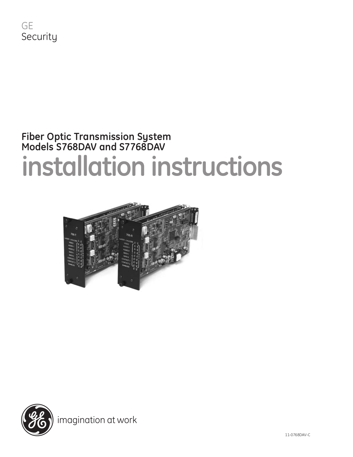 Interlogix S7768DAVR-RST1 User Manual