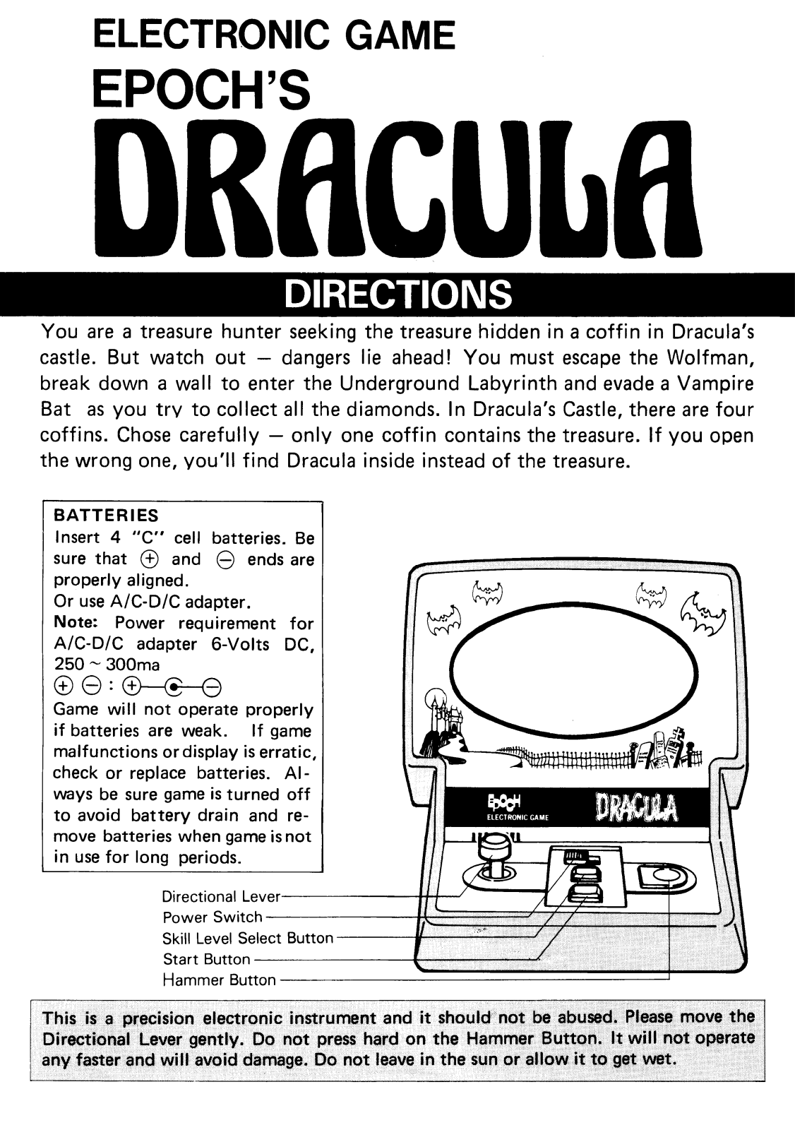 Epoch Dracula User Guide