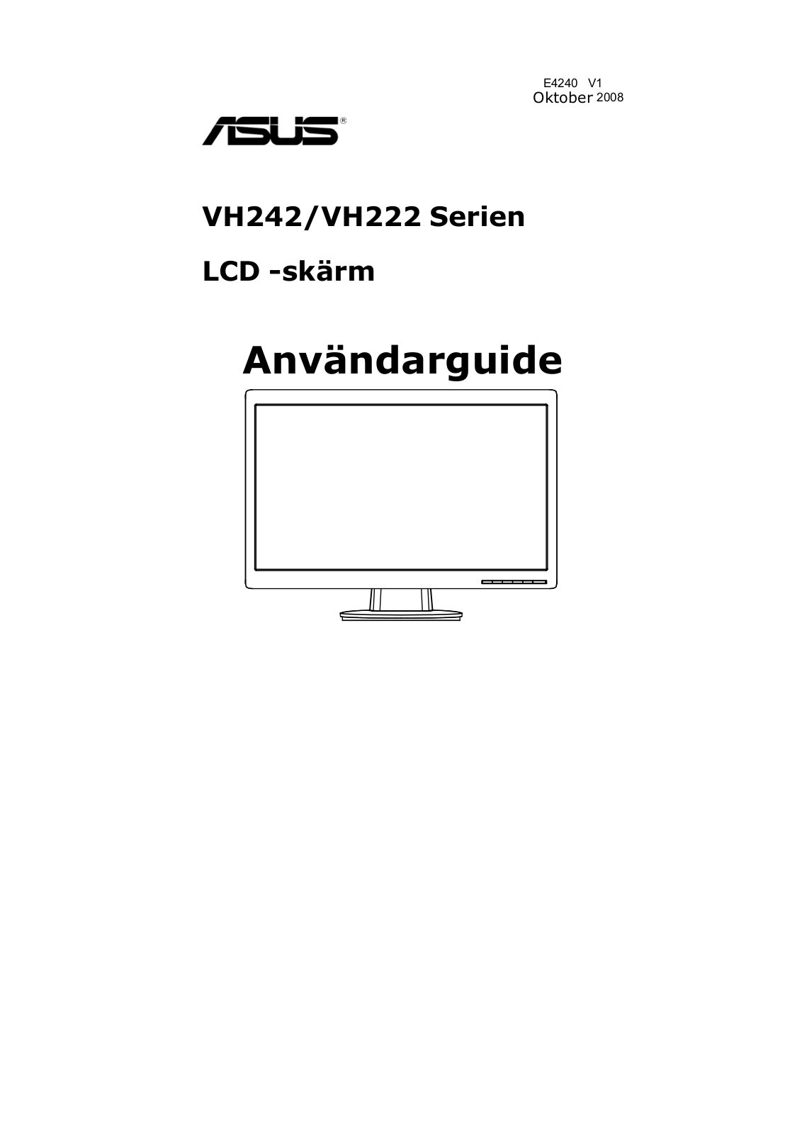 Asus VH222T, VH222S, VH242D, VH242S, VH222D User Manual