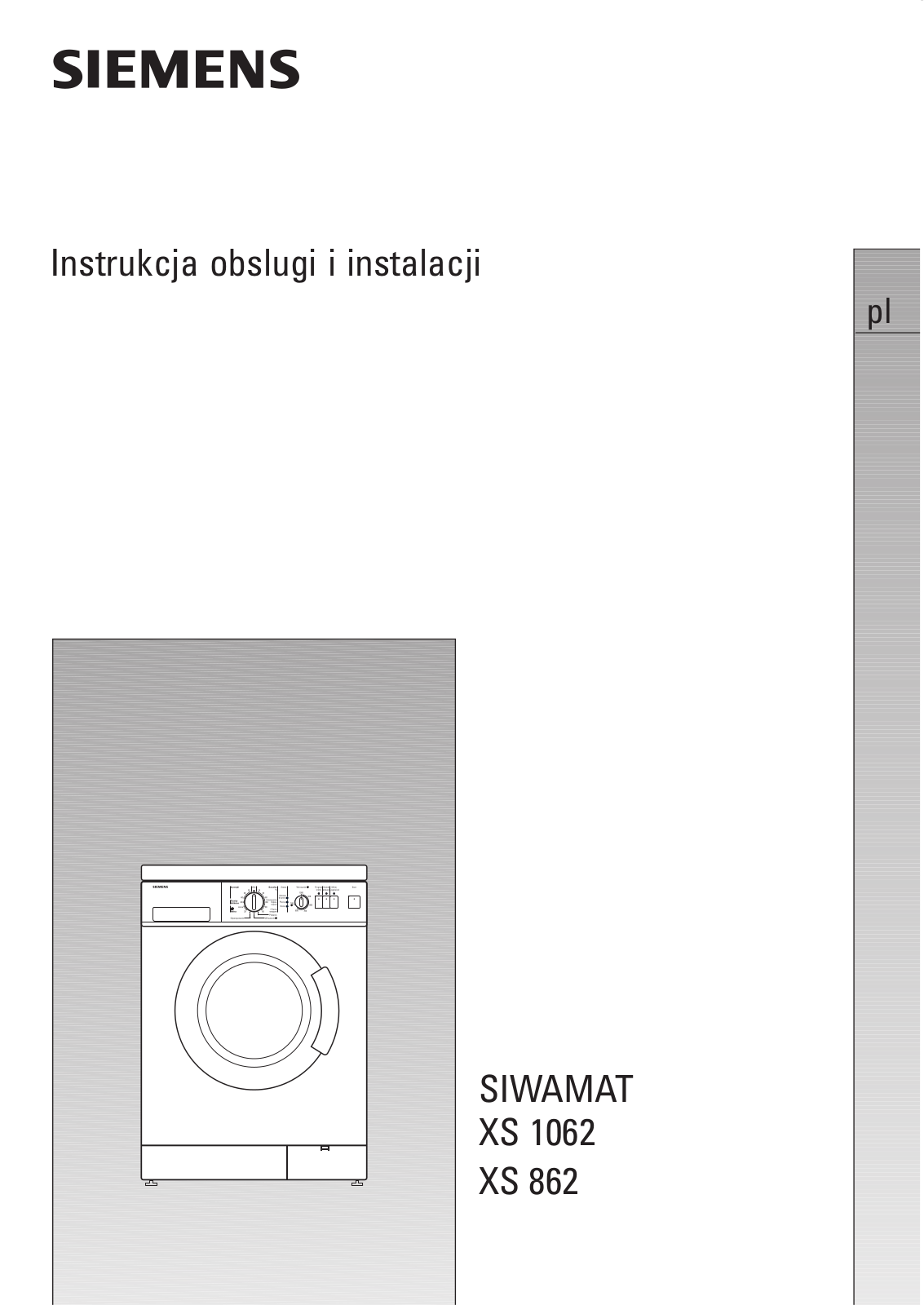 Siemens WXS862PL User Manual