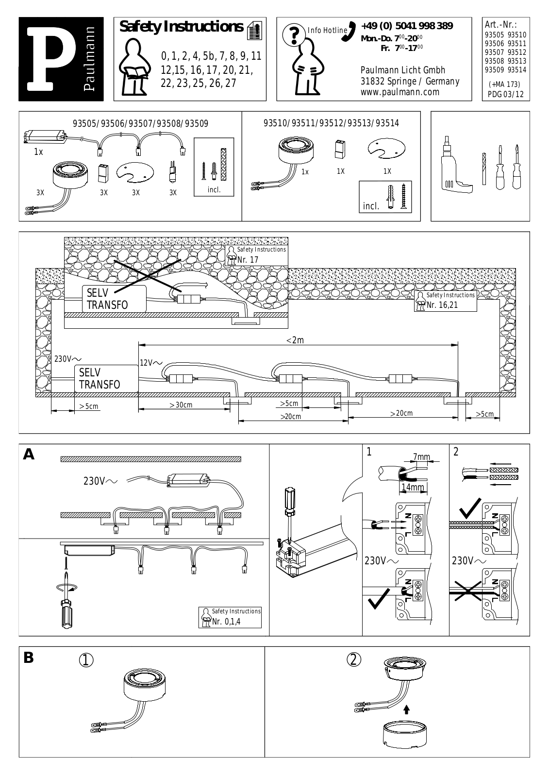 Paulmann 935.12 operation manual - ManualMachine.com