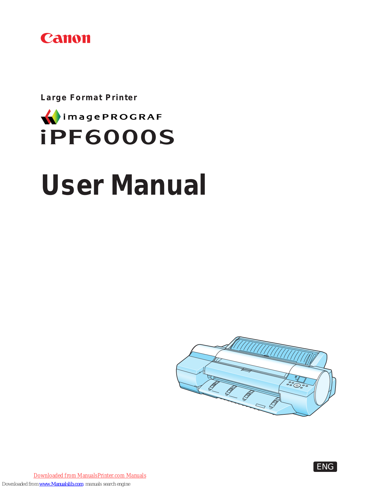 Canon imagePROGRAF iPF6000S User Manual