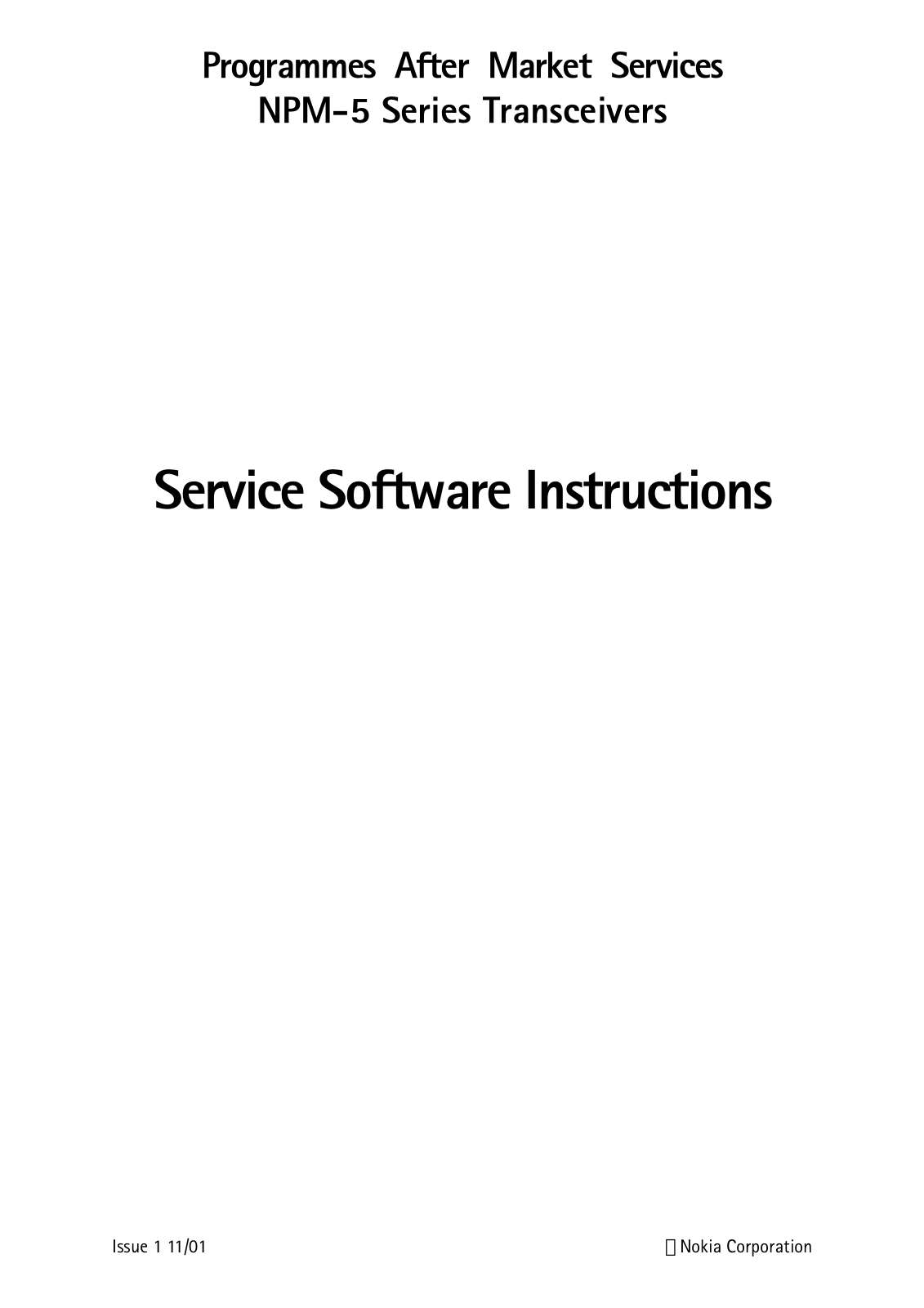 Nokia 5510 Service Manual 06 npm5 servsoft