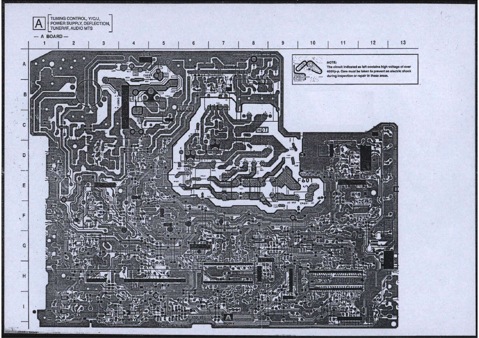 Sony KV-14MTR2, KV-21MTR2, KV-21XTR3 Schematic